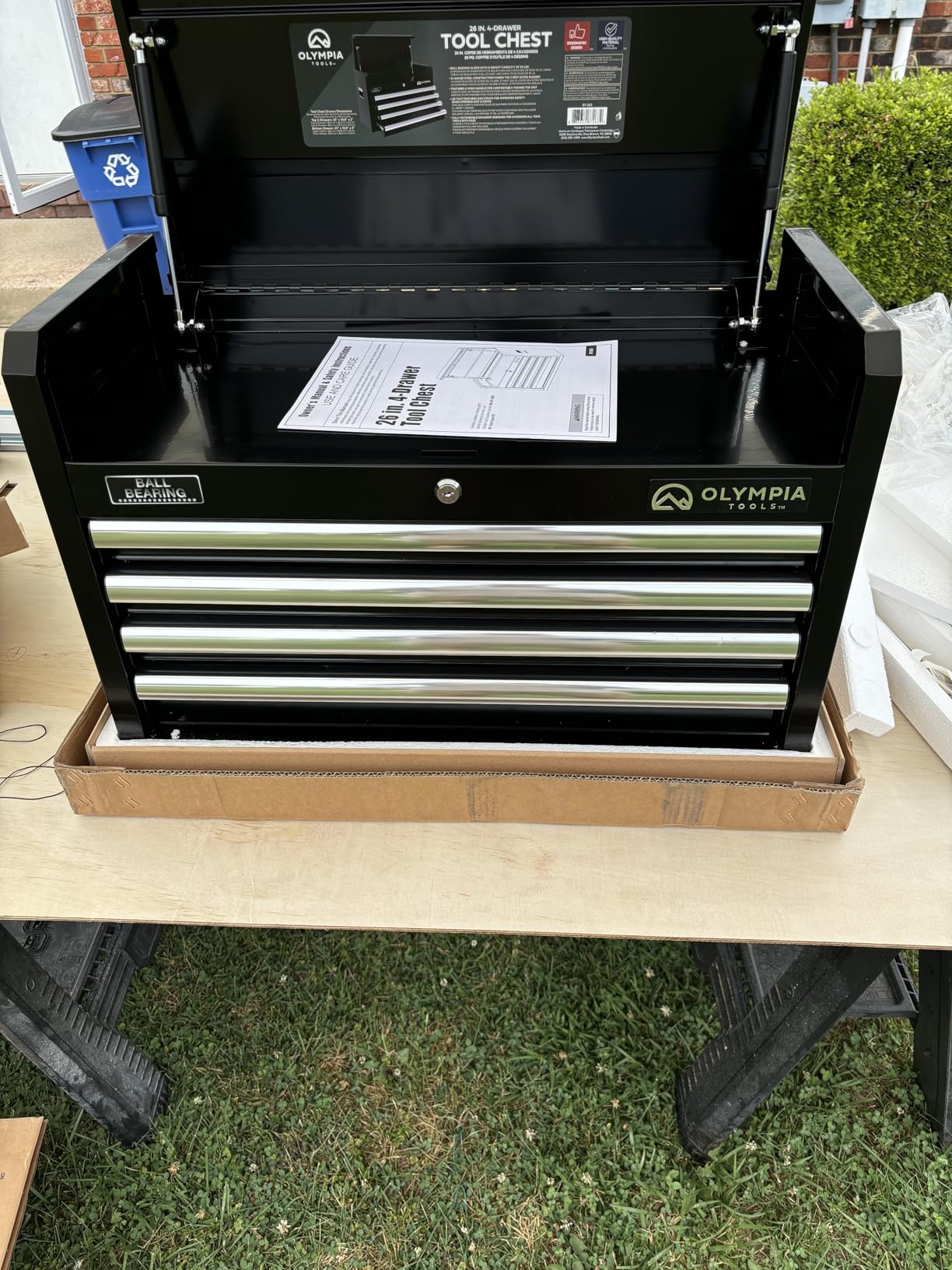 Olympia Tools 20-Inch Rolling Tool Cabinet with 5 Drawers - Mobile Tool Chest with Locking Storage for Garage and Workshop Organization customer photo 1