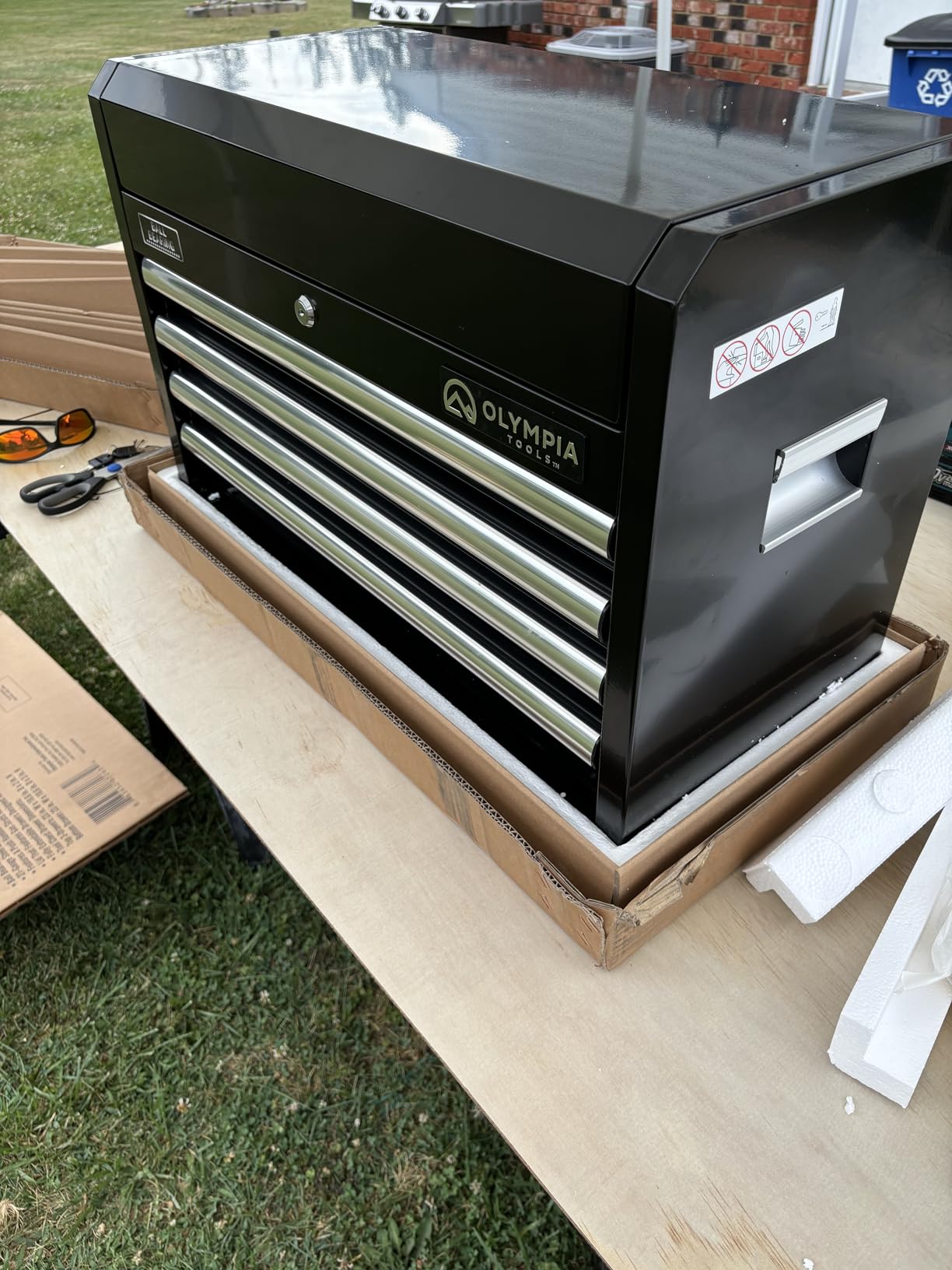 Olympia Tools 20-Inch Rolling Tool Cabinet with 5 Drawers - Mobile Tool Chest with Locking Storage for Garage and Workshop Organization customer photo 2