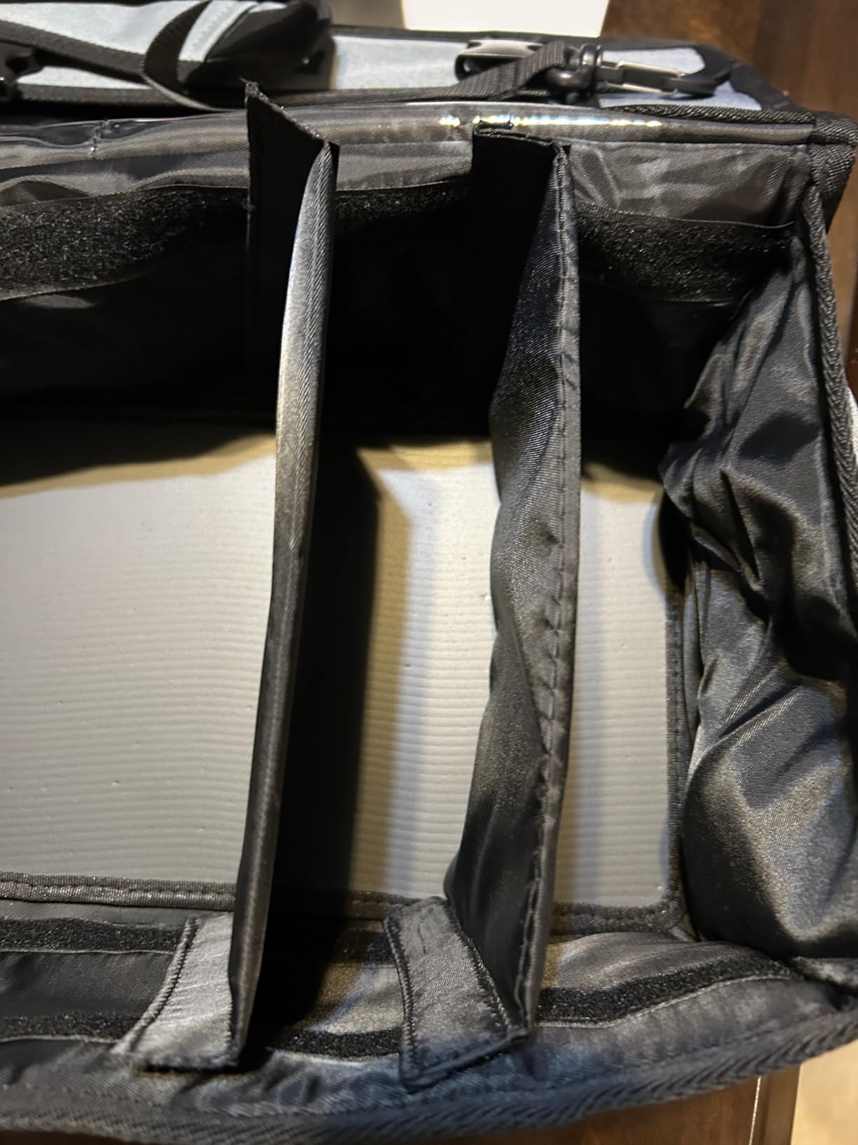 Large Fishing Tackle Bag for Soft Plastic Baits Storage, 20PCS Soft Bait Clear Storage Bag, Fishing Gear Organizer for Weights, Reels & Hooks, 900D Waterproof Oxford Fabric customer photo 2