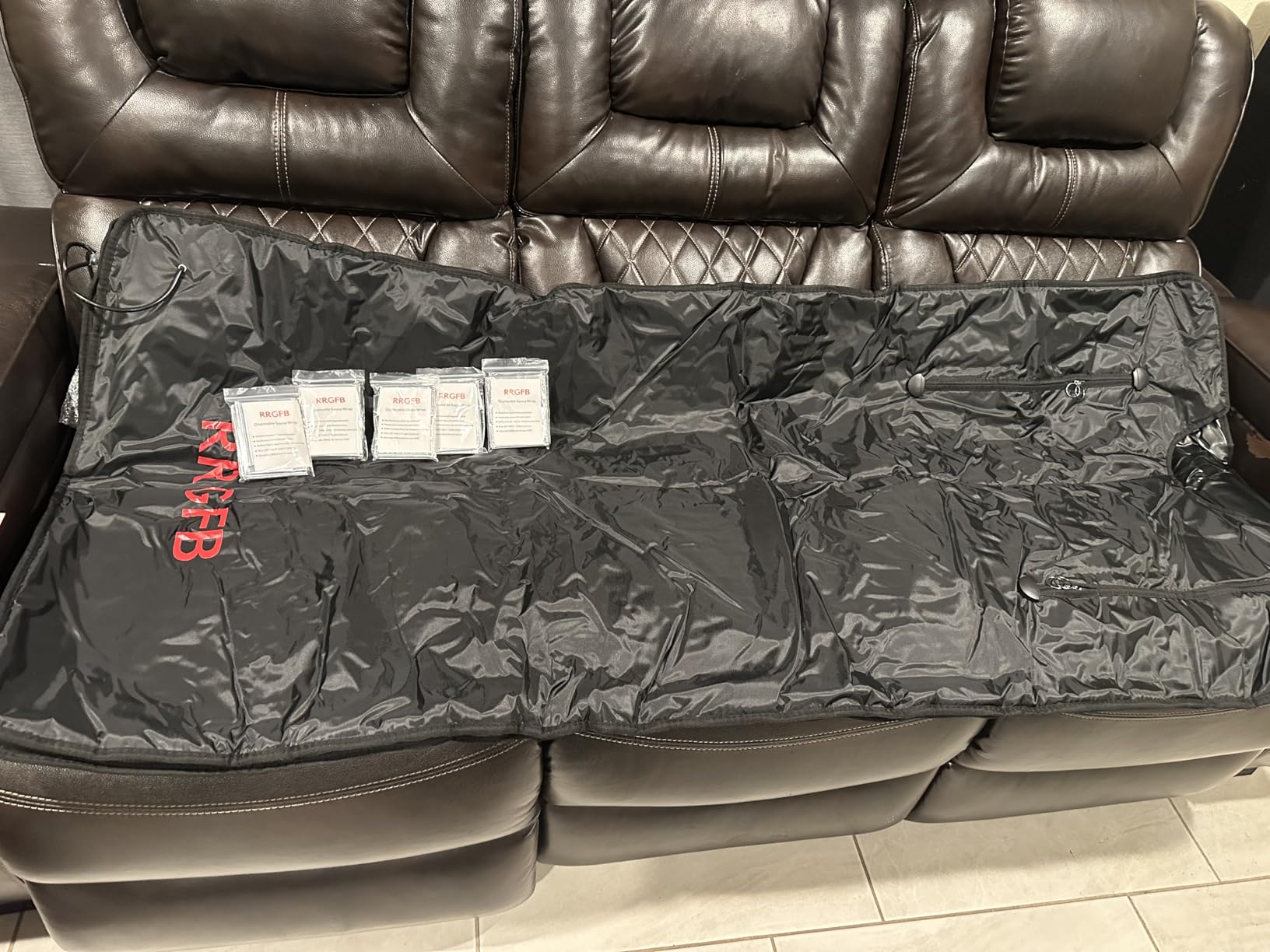 Infrared Sauna Blanket for Home, Low EMF Carbon Crystal Heating, Portable Dry Sauna Bag for Relaxation, Detoxification, 5.9ft×2.6ft customer photo 1