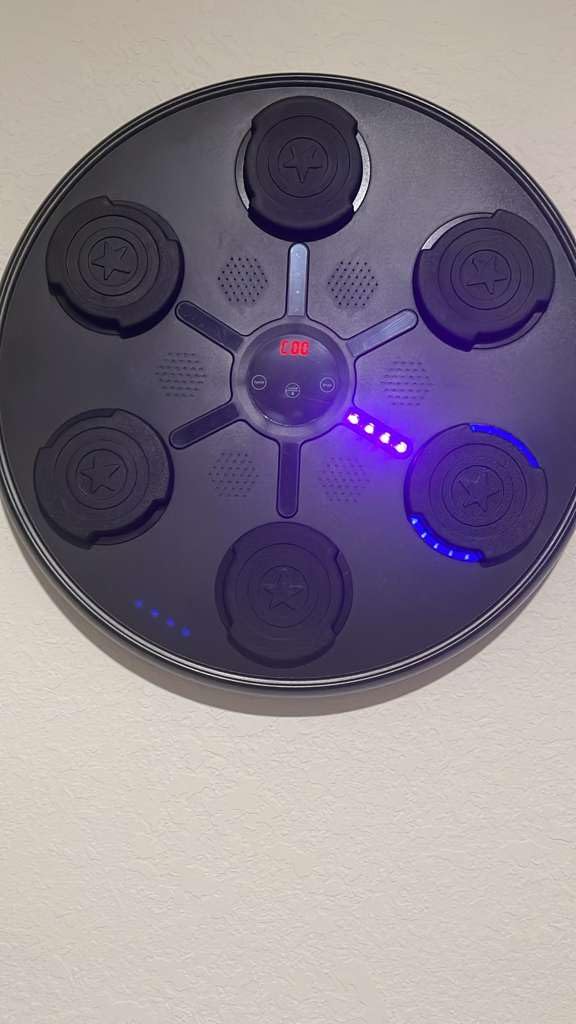 jiaao Music Boxing Machine, Boxing Music Workout Machine for Adults Kids customer photo 2