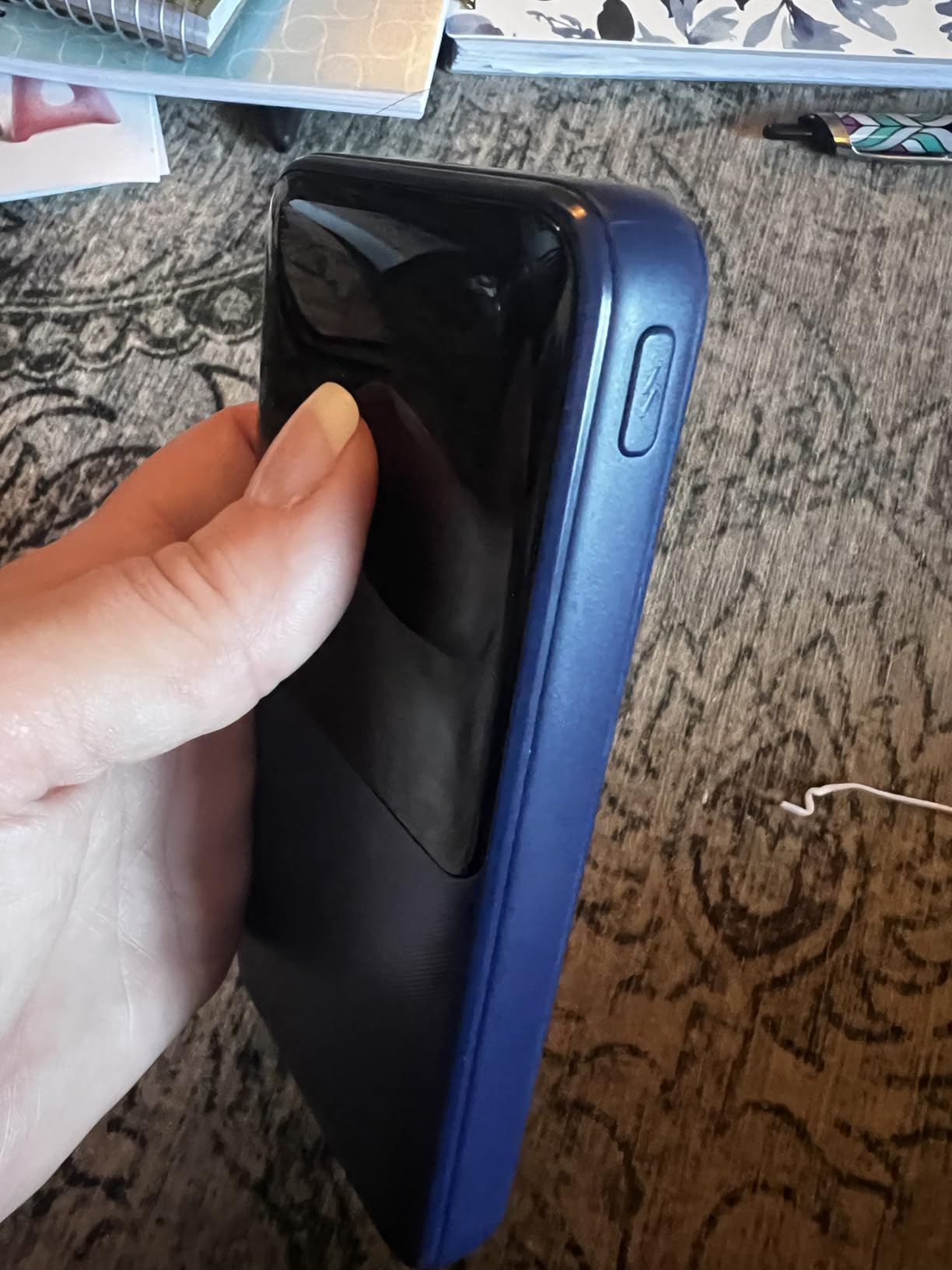 Portable Charger Power Bank - 15,000mAh Battery Pack Portable Phone Charger with Built in Cable 22.5W Fast Charging customer photo 2