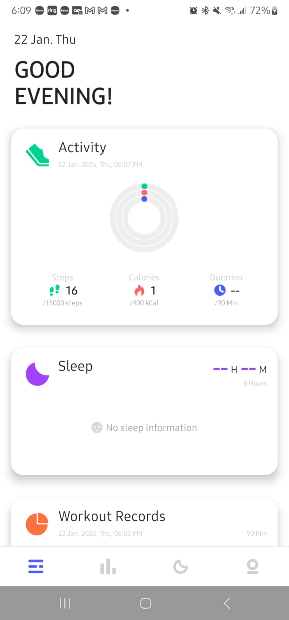 Smart Health Ring, Featuring Stress and Sleep Monitoring Functions, Compatible with iOS and Android, Waterproof Fitness Tracker for Women & Men, No Subscription Fee. (Silver, 8) customer photo 2
