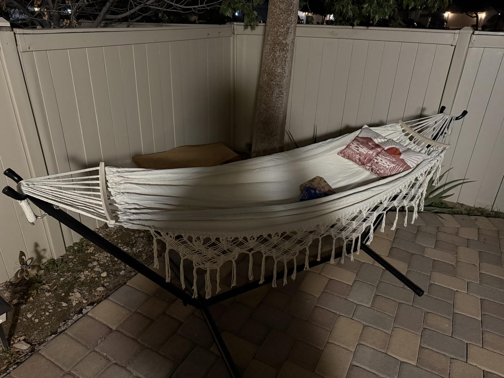 Elevon Hammock Stand, Heavy Duty Adjustable Steel Hammock, 9-Foot, 450-Pound Capacity, Weather Resistant and Easy to Assemble customer photo 1