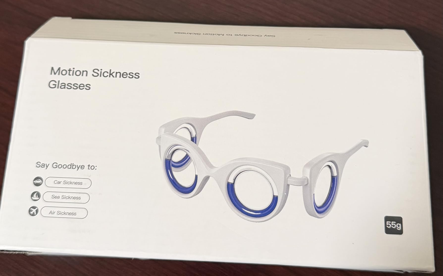 Anti Motion Sickness Glasses, Car Sickness Glasses Relief Nausea & Dizziness, Portable Lensless Design for Car Sickness, Air Sickness, Sea Sickness, Road Trip Essentials, Full Black Bag customer photo 2