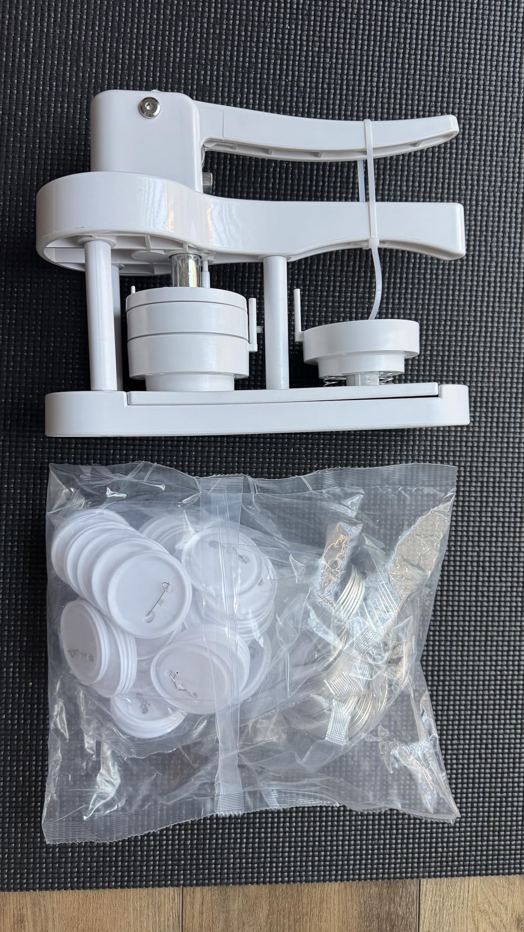 2026-Button Maker Machine 58mm, Professional Badge Making Kit with 50 Parts, No Installation DIY Badge Maker, Pin Press Machine, Kids Craft Kit for Crafts, Schools customer photo 2