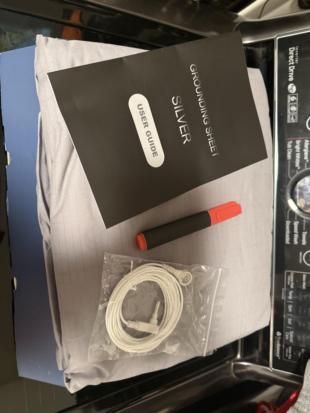 Grounding Sheets, 90% Organic Cotton+10% Pure Silver Fiber, Grounding Well Bed Sheets for Improved Sleep & Wellness, 15