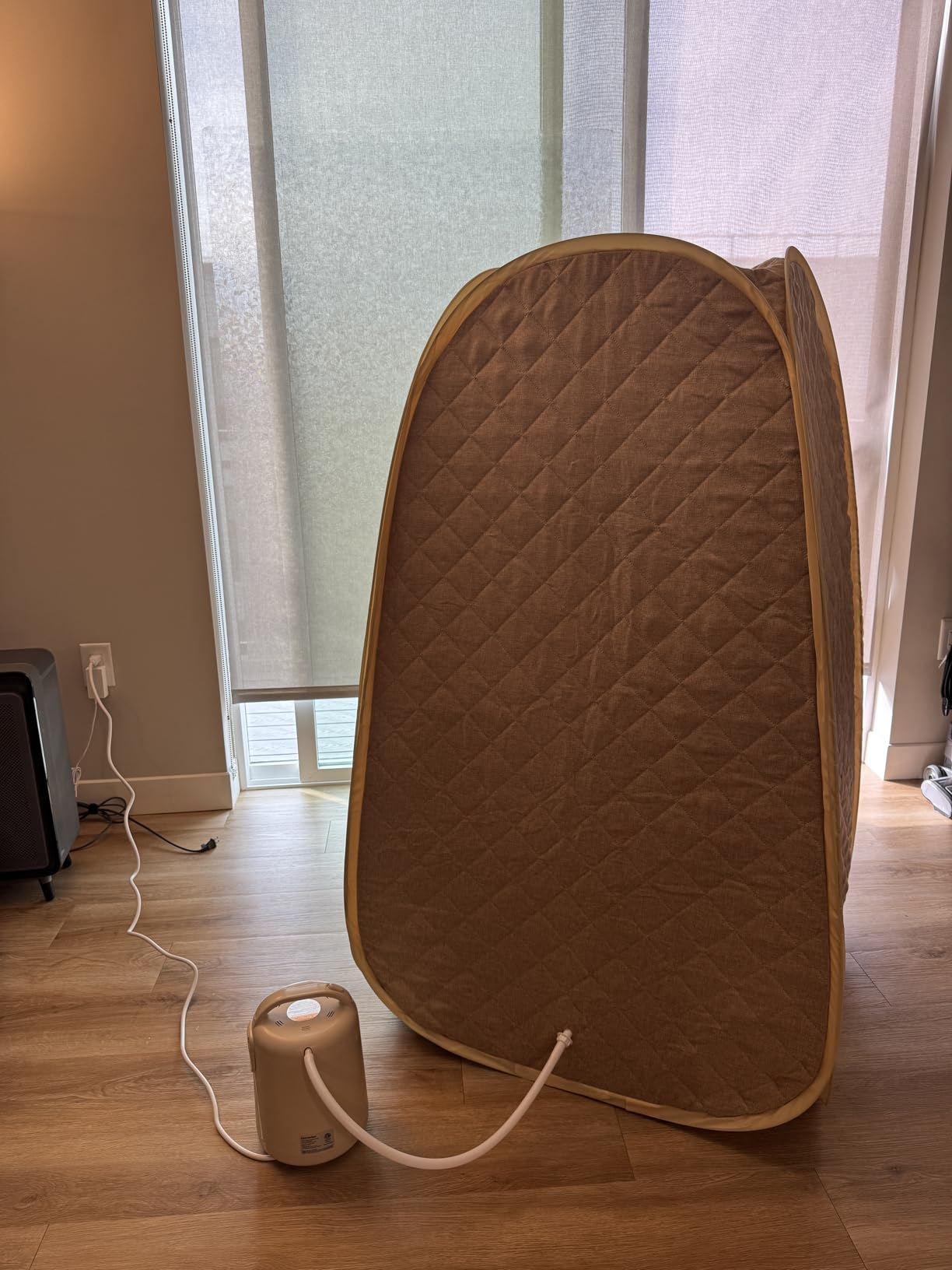 Homedics Portable Sauna - Collapsible Personal Steam Sauna for Stress Relief & Muscle Relaxation, Fast 1-Min Setup, Heats to 115°F, Up to 60 Min Session, Compact Foldable Design customer photo 2