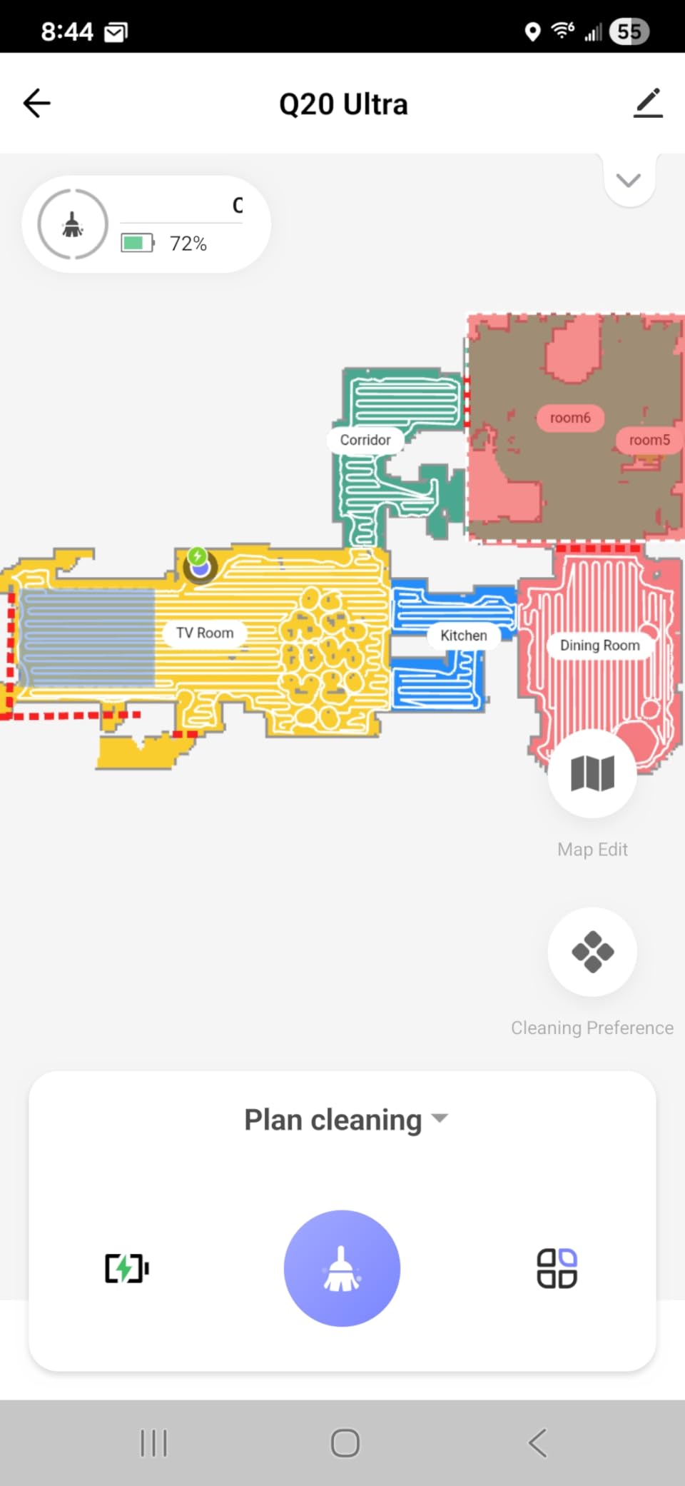 Robot Vacuum and Mop, Upgraded Bagless Robot Vacuum Cleaner with Self-Emptying, 6000Pa Robotic Vacuum with LiDAR Navigation, Smart Mapping, Schedule, App/Alexa Control for Carpet/Pet Hair, Q20 Ultra customer photo 1