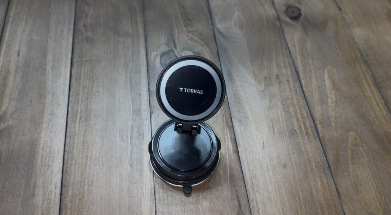 TORRAS 2026 Vacuum for Magsafe Car Mount【98+LBS Strongest Suction & Ultra Magnet】 Magnetic Phone Holders for Your Car, 360° Adjustable Car Phone Holder Mount for iPhone 17 Pro Max 16 15 14 13 12 customer photo 1