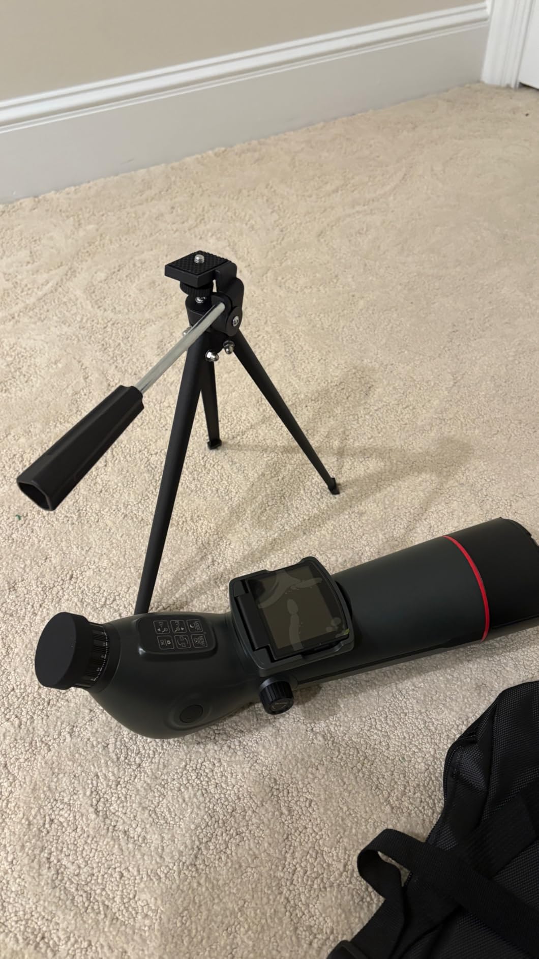 Smart Telescope, Professional Refractor Auto-focus Portable Digital Electronic Telescopes with 4K Astrophotography Camera, Internal And Externat Dual Screens Spotter for Adults and Beginners Astronomy customer photo 1