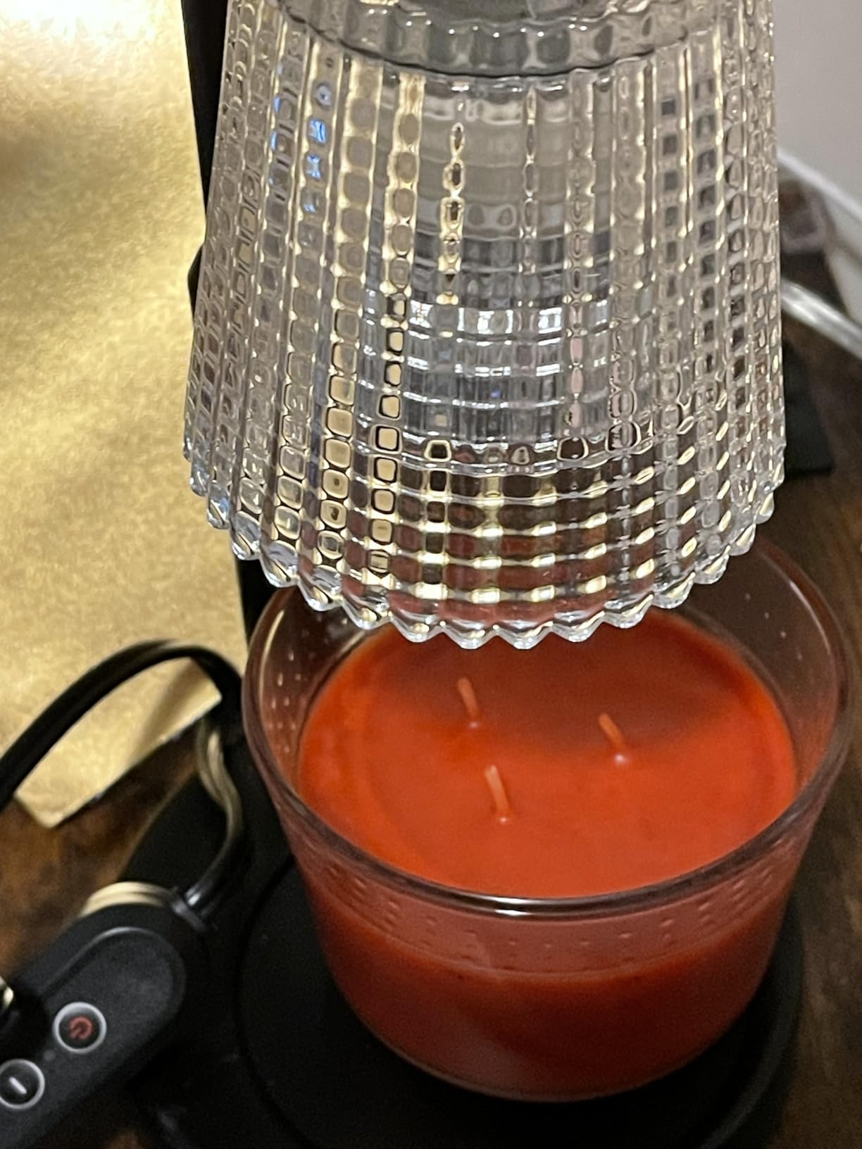 Candle Warmer Lamp Gift Set with 3 Premium Soy Candles, 6% Essential Oils, Adjustable Timer (2/4/8H) 4-Level Dimmer Elegant Flameless Wax Melt Lamp for Home Décor & Gifting customer photo 1