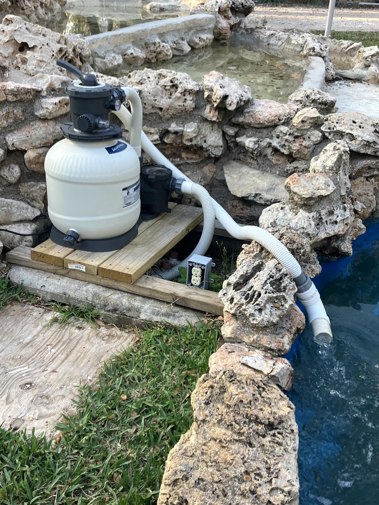 AQUASTRONG Sand Filter Pump for Above Ground Pool, 14in, 2/3 HP 3000 GPH with Timer customer photo 2