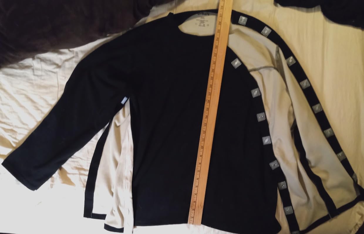 Magnetic Fleece Long Sleeve Post Shoulder Surgery Shirts for Women Tear Away Adaptive Clothing Rotator Cuff Recovery Shirt customer photo 1