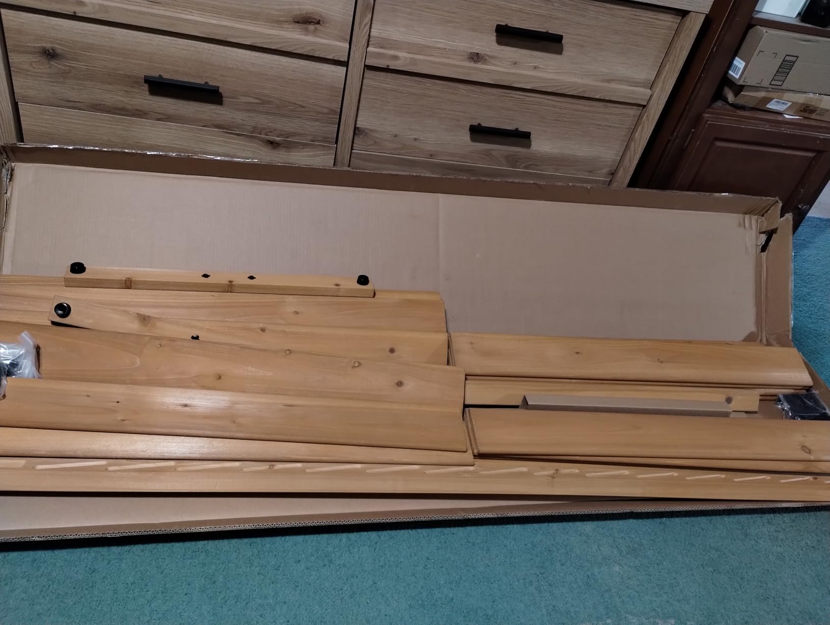 6.1ft H x 3.1ft W (1 Panel) Freestanding or Surface Mounted Enclo Sierra Privacy Screen, Wood Fence Screen, Outdoor or Indoor Decorative Privacy Panel, Great for Balcony, Patio, Deck, AZ18031 customer photo 2