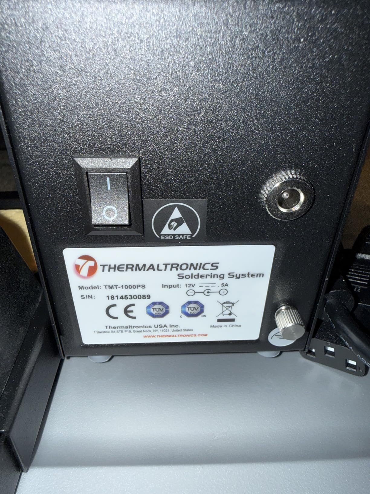 Thermaltronics TMT-1000S-K Soldering Station with Curie Heat Technology customer photo 1