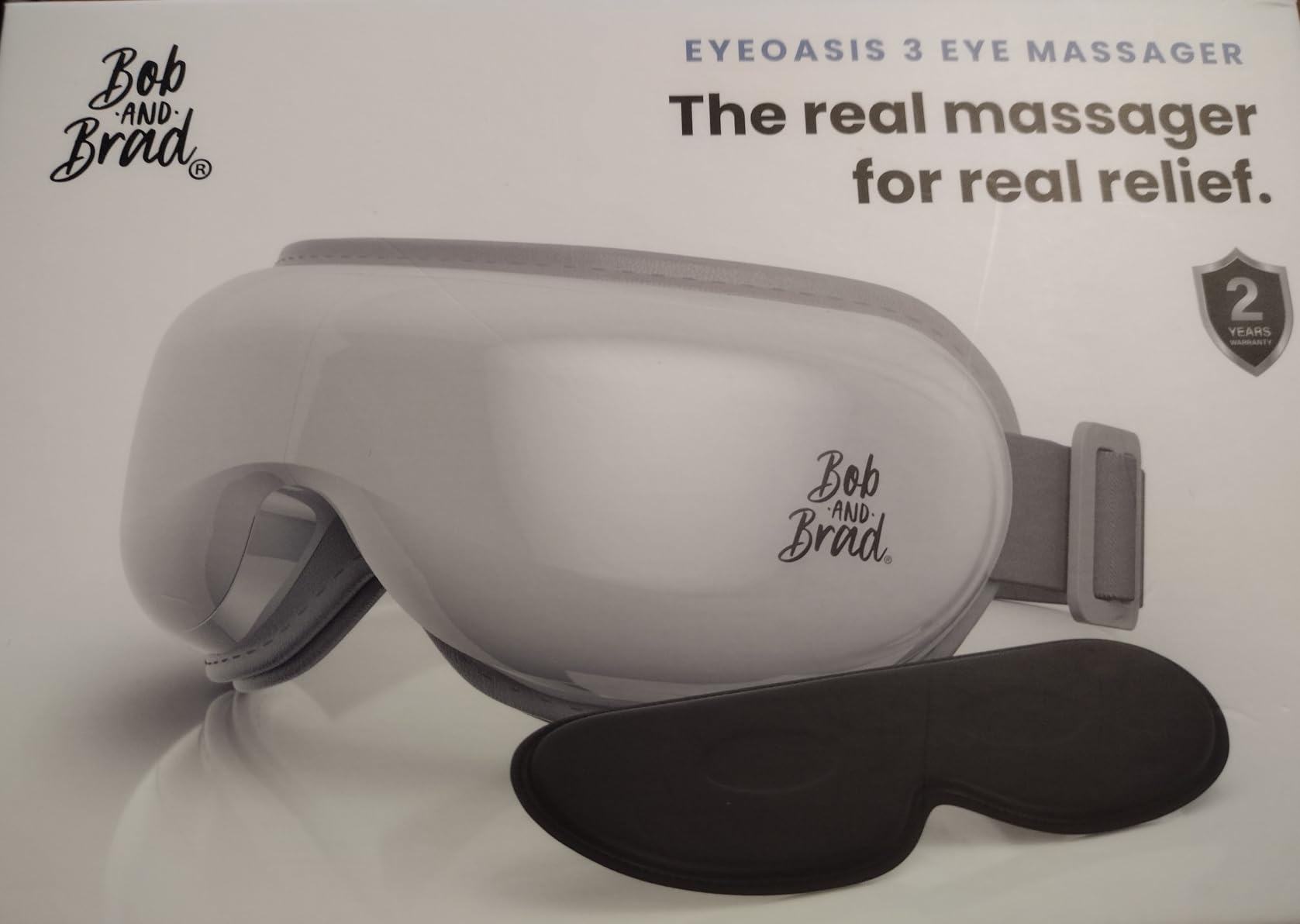 BOB AND BRAD Eye Massager with Heat and Cooling, FSA-HSA Eligible, EyeOasis 3 Heated Eye Massager Mask for Dry Eyes, Migraines, Headaches Relief, Reduce Strain, Improve Sleeping, Valentines Day customer photo 1