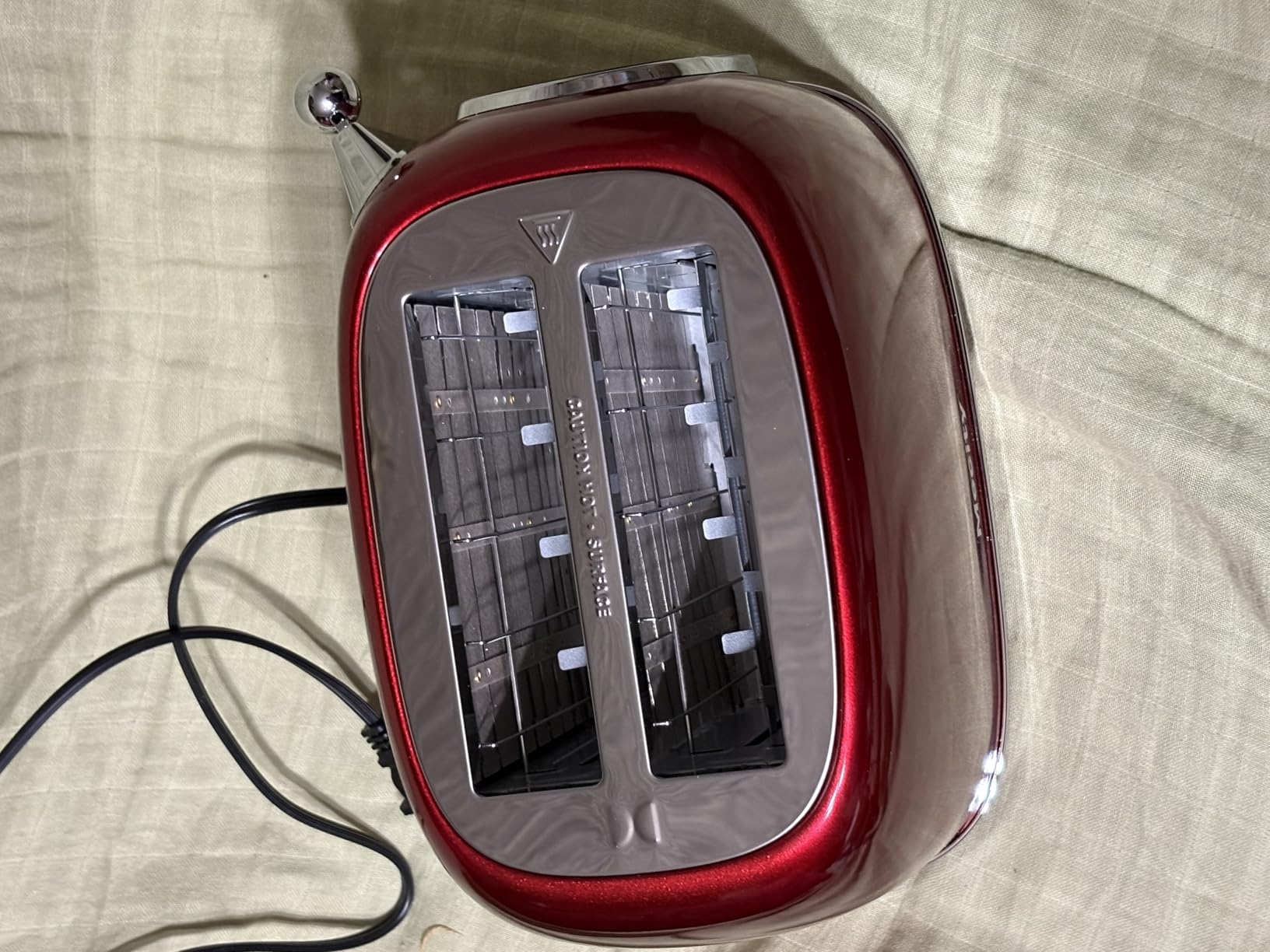 Mecity Toaster 2 Slice, Touch Screen Wide Slot Retro Toaster For Breads Bagel Muffin Waffle, House Warming Gift New Home, 120V 825W, Red Pearl customer photo 1