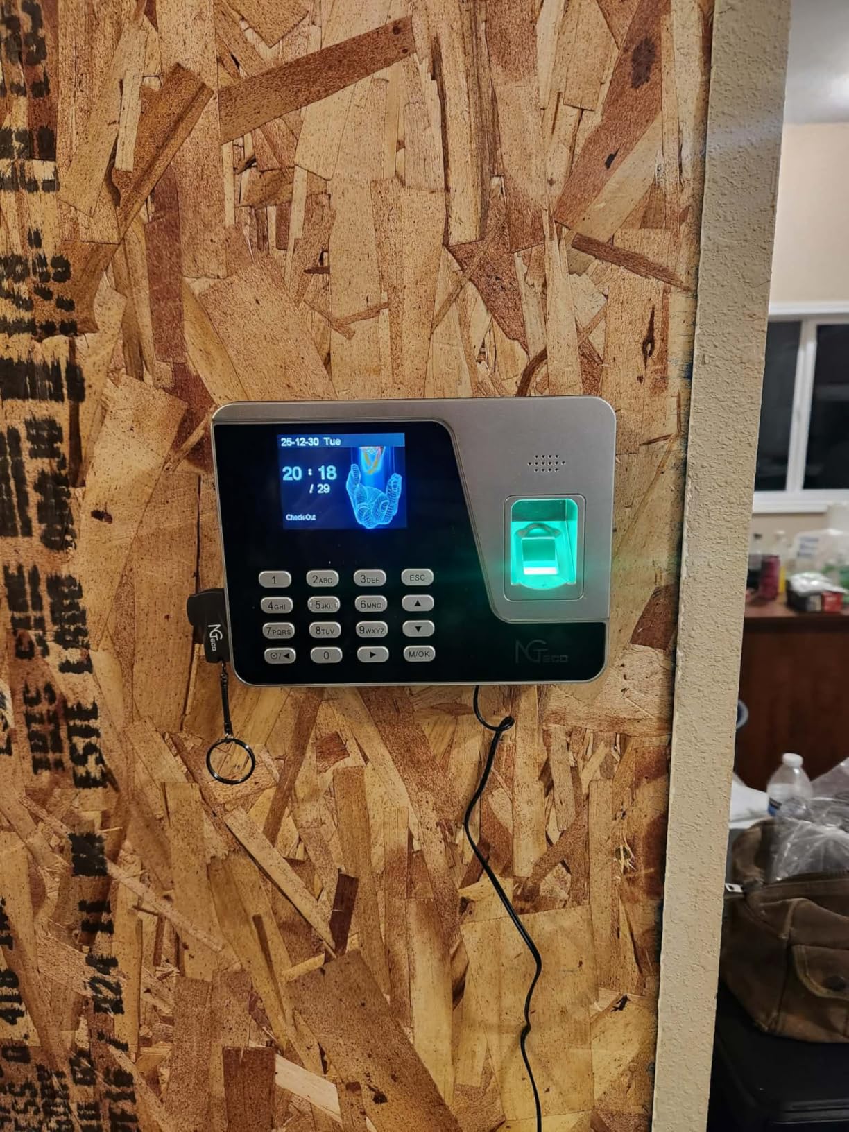 NGTeco Fingerprint & PIN Biometric Time Clock, Standalone Punch Machine for Employees Small Business, No WiFi/Software Required, No Monthly Fees customer photo 1