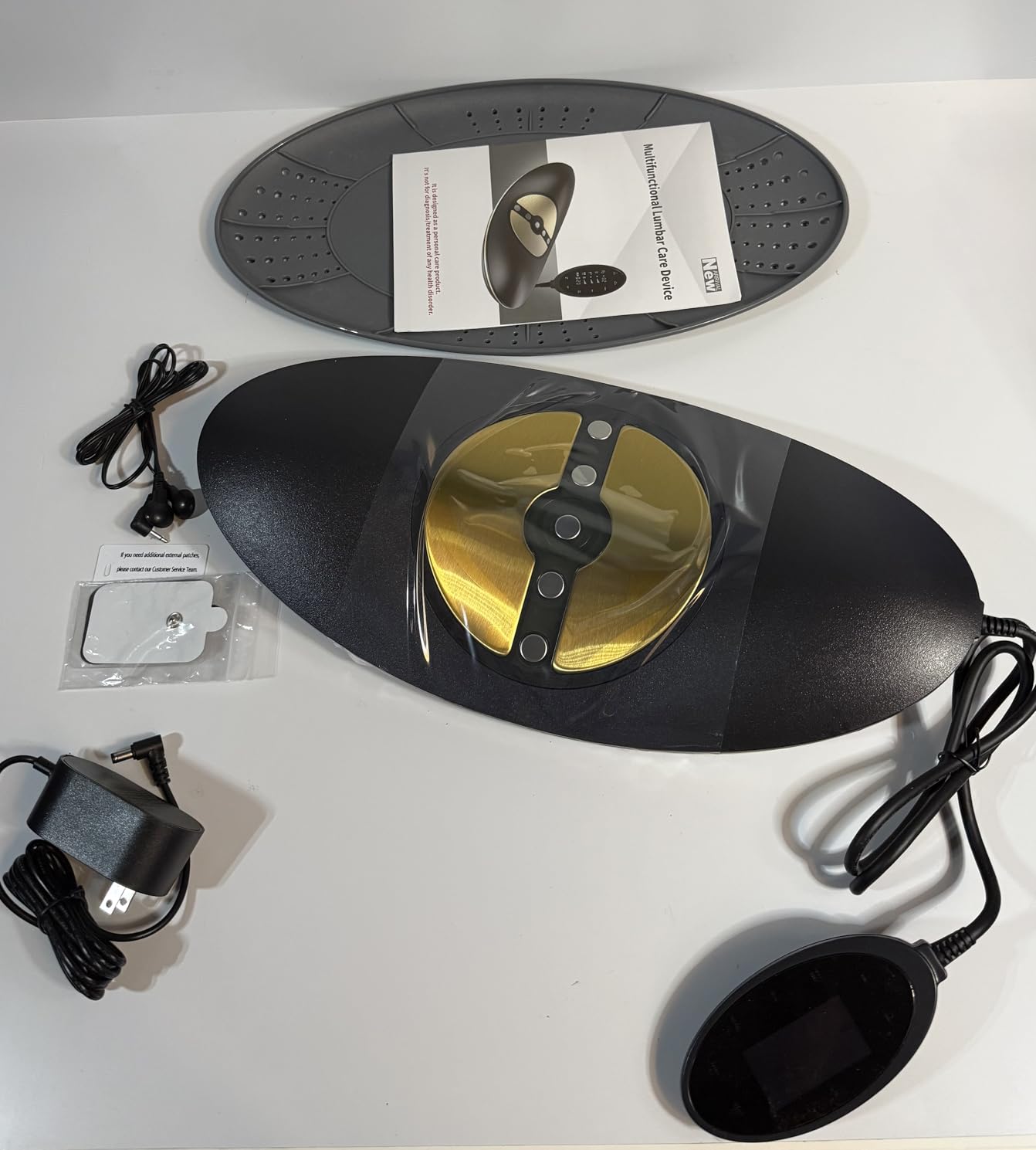 Zenopax 4-in-1 Electric Lumbar Traction Device - Adjustable Back Massager for Deep Tissue Pain Relief with Heat, Vibration, Electrotherapy, Home Lumbar Decompression for Sciatica, Office Workers customer photo 1