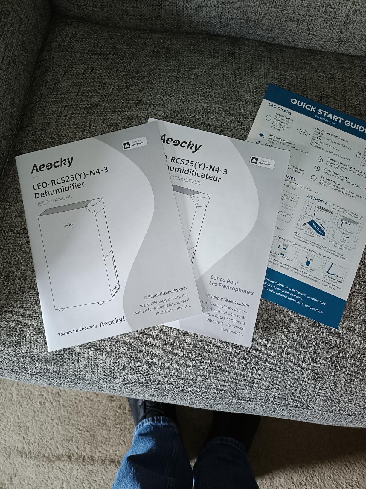 4500 Sq.Ft Energy Star Most Efficient 2025 Dehumidifier with Pump, AEOCKY Max 80 Pint/Day Smart Compressor Dehumidifier with Drain Hose, Intelligent Humidistat, for Basement, Bedroom, Home (White) customer photo 1