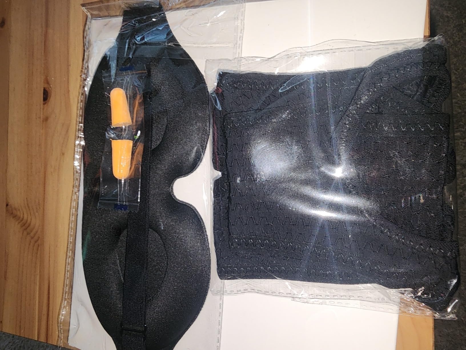 Chin Strap for Sleeping, Anti Snoring Devices Comfortable Effective Stop Snoring Solution, Snore Stopper Breathable, Anti Snore Chin Strap Adjustable Velcro, with Eye Mask, Black customer photo 2