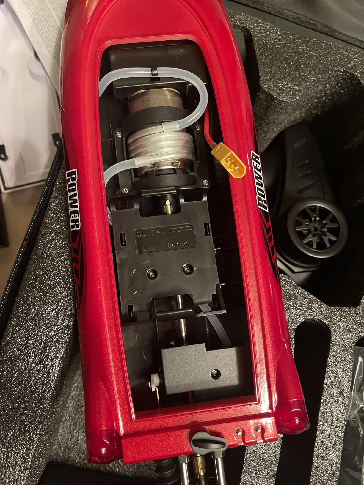 REV-UP RC Boat with Travel Bag - 21 MPH Fast RC Boats for Adults, Remote Control Boat for Pool - Self Righting Remote Control Boats for Pools and Lakes, 2.4GHz Racing Ship with LED Lights customer photo 2