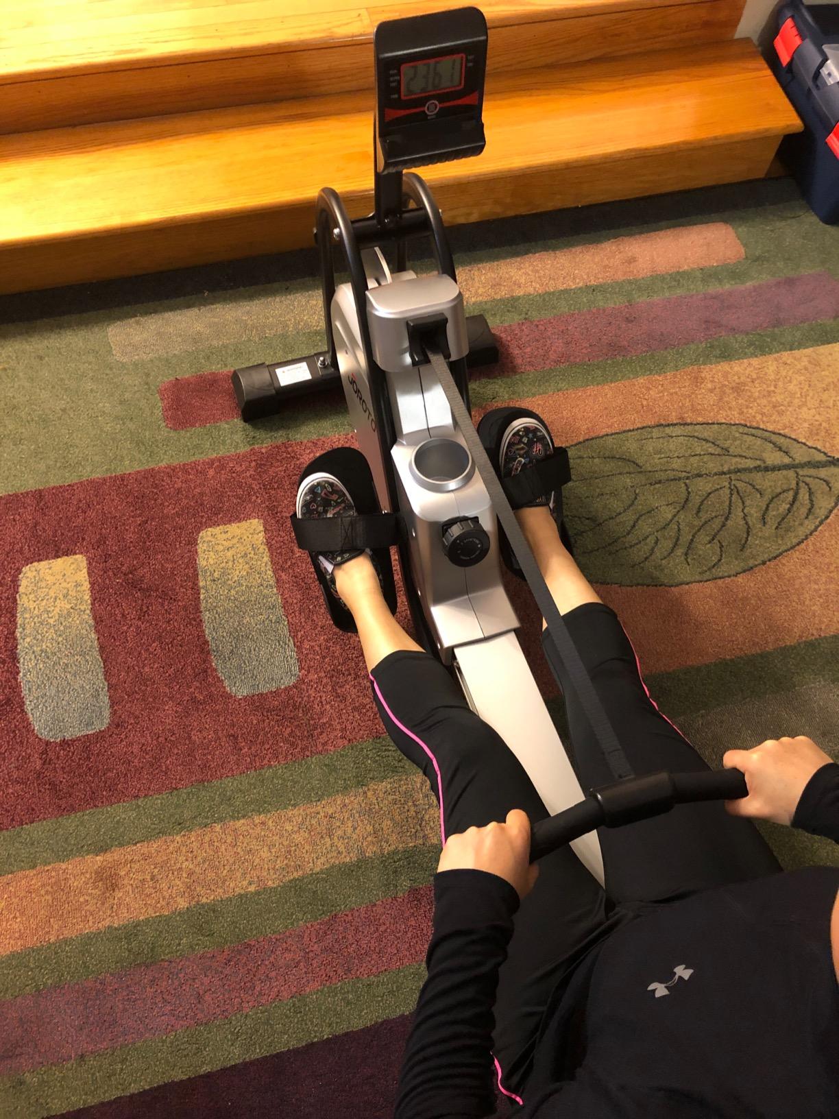 JOROTO Water Rowing Machines for Home, Foldable Rowing Machine with 400LBS Weight Capacity, Dedicated Monitor & Bluetooth APP, Large Water Tank & Comfortable Seat for Immersive Water Rower customer photo 2