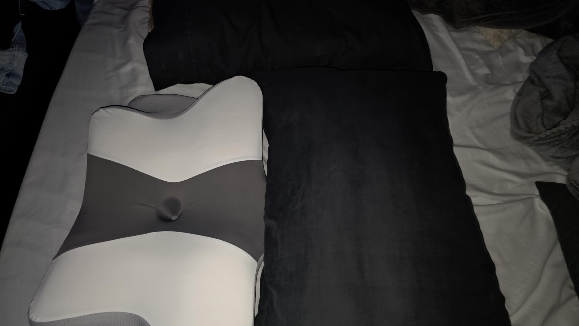 Cervical Neck Pillow for Pain Relief - Ergonomic Pillow Side Sleeper Pillow for Sleeping, Orthopedic Bed Pillow Neck Support Pillow, Contour Memory Foam Pillows for Side Back Stomach Sleepers customer photo 1