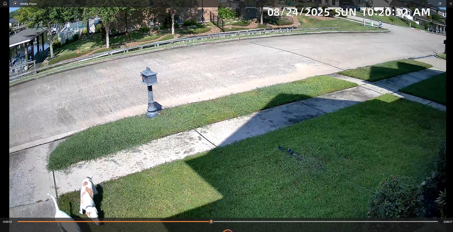 4K Security Cameras Wireless Outdoor, No Subscription, Works in -14°F Cold [2026 New] Solar-Powered Home Security Camera System with 360° Auto Tracking, Color Night Vision, 5G & 2.4G WiFi, Easy Setup customer photo 2