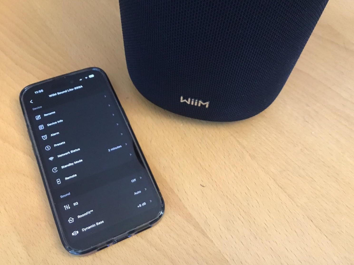 WiiM Sound Lite Smart Speaker, Hi-Res 24-bit/192 kHz, AI RoomFit Room Correction, 100W Peak, Wi-Fi 6E/Bluetooth 5.3, Multi-Room & Stereo Pairing customer photo 2