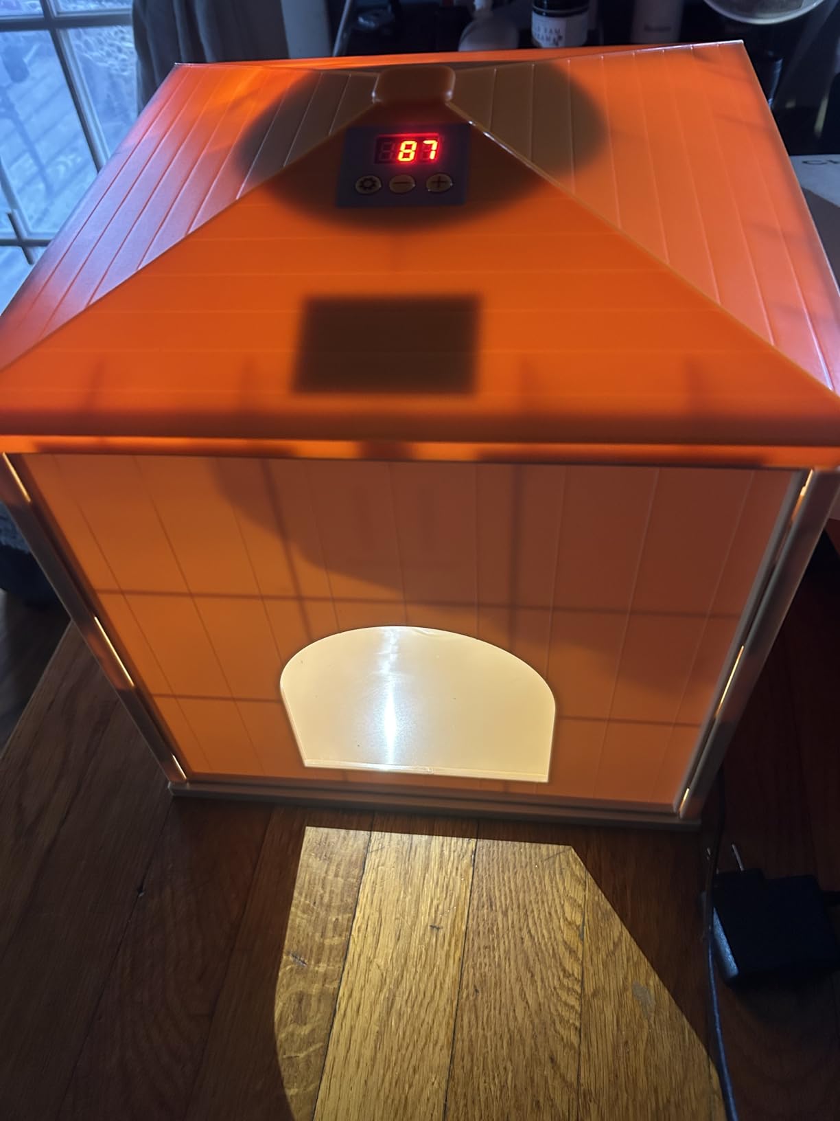 Smart Chicks Coop Heater,2026 Upgraded Chick Heater with Auto Temperature Controllers & Heat Circulating Fan, Winter Brooder House for Chicks,UL-Compliant,Safe for Bird,Little Animal customer photo 1