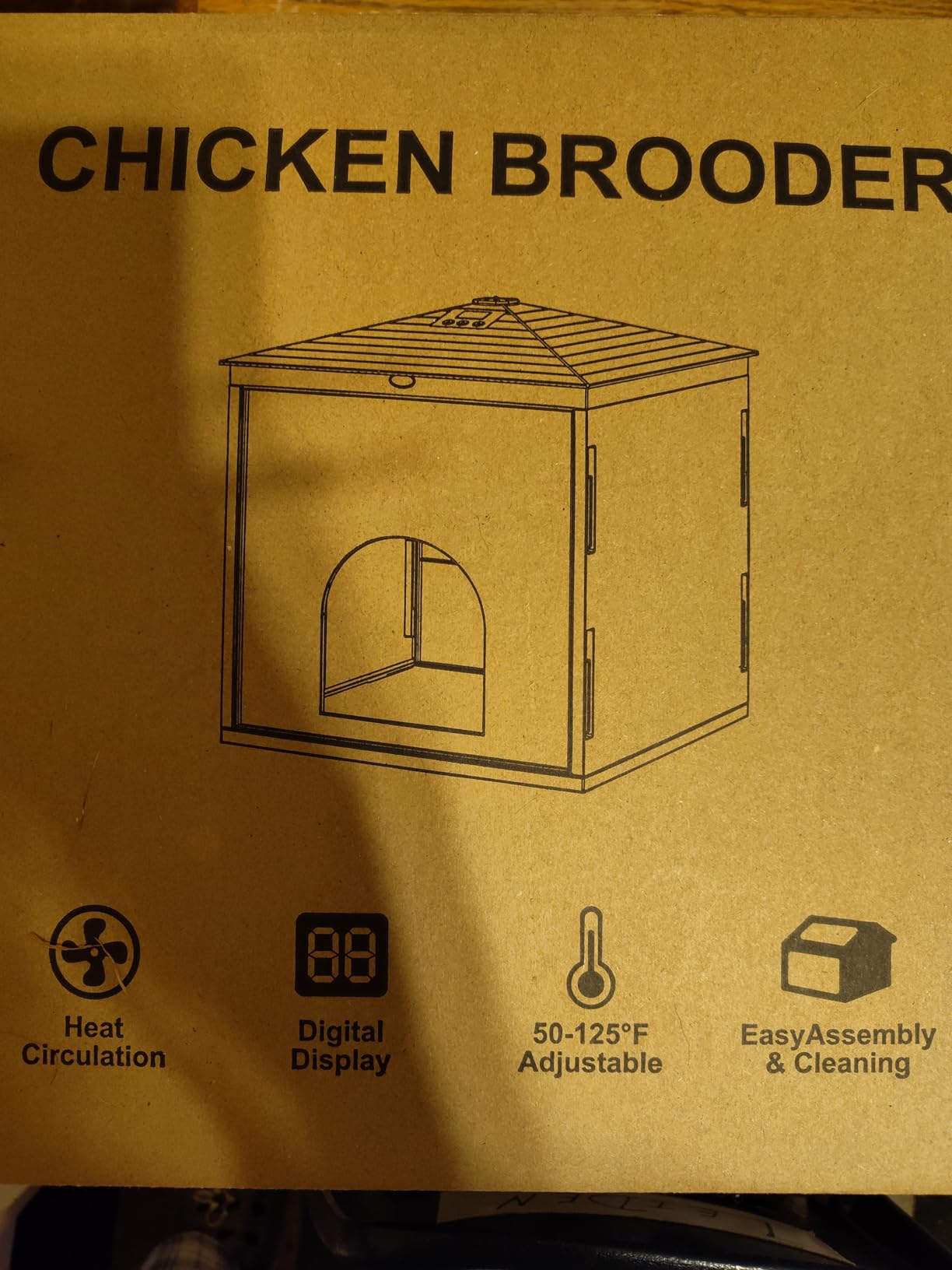 Smart Chicks Coop Heater,2026 Upgraded Chick Heater with Auto Temperature Controllers & Heat Circulating Fan, Winter Brooder House for Chicks,UL-Compliant,Safe for Bird,Little Animal customer photo 2