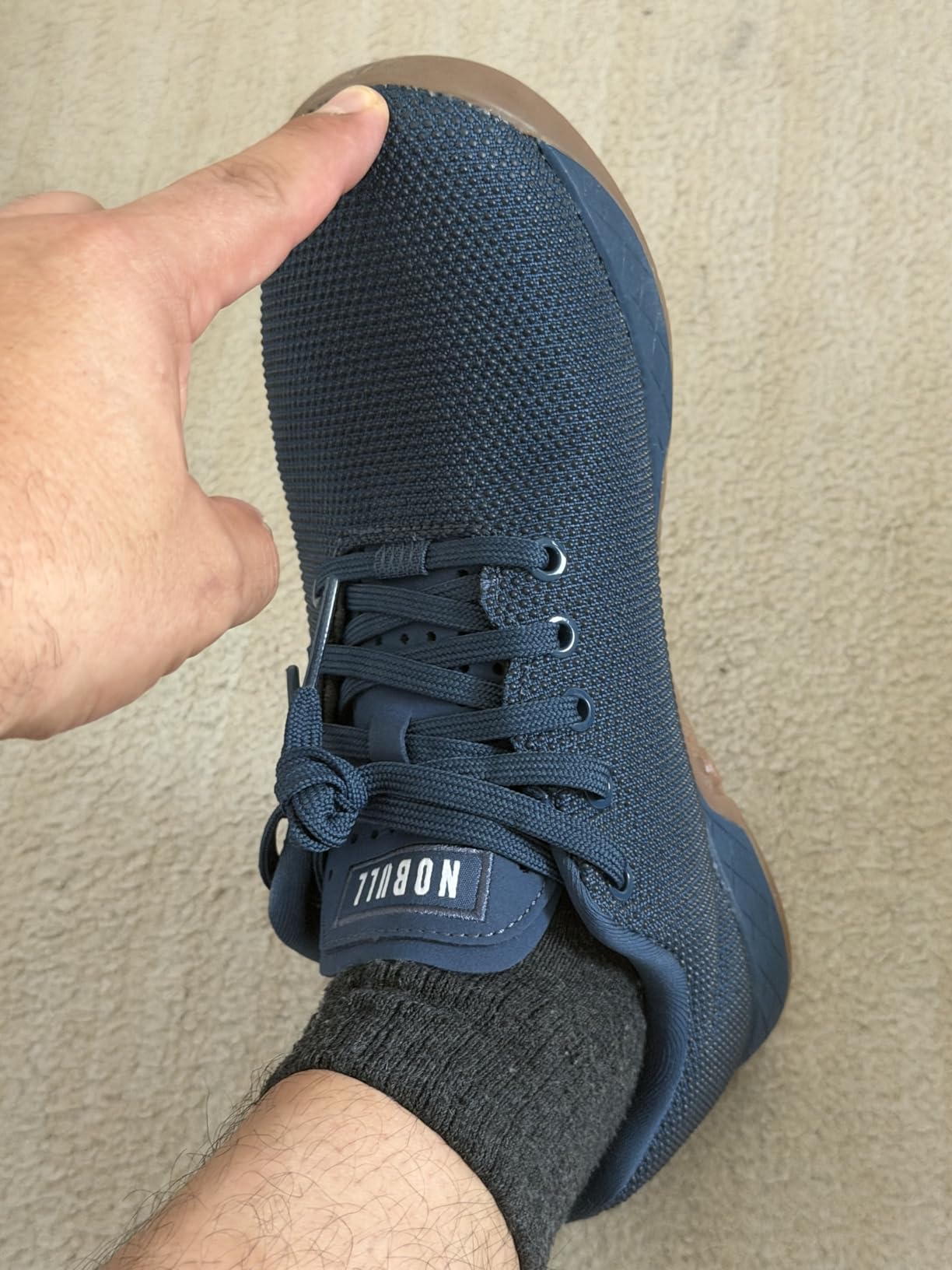 Men's Outwork Shoe | Weightlifting & Powerlifting Athletic Shoes, Flat & Stable Support, Carbon Rubber Grip Sole customer photo 2