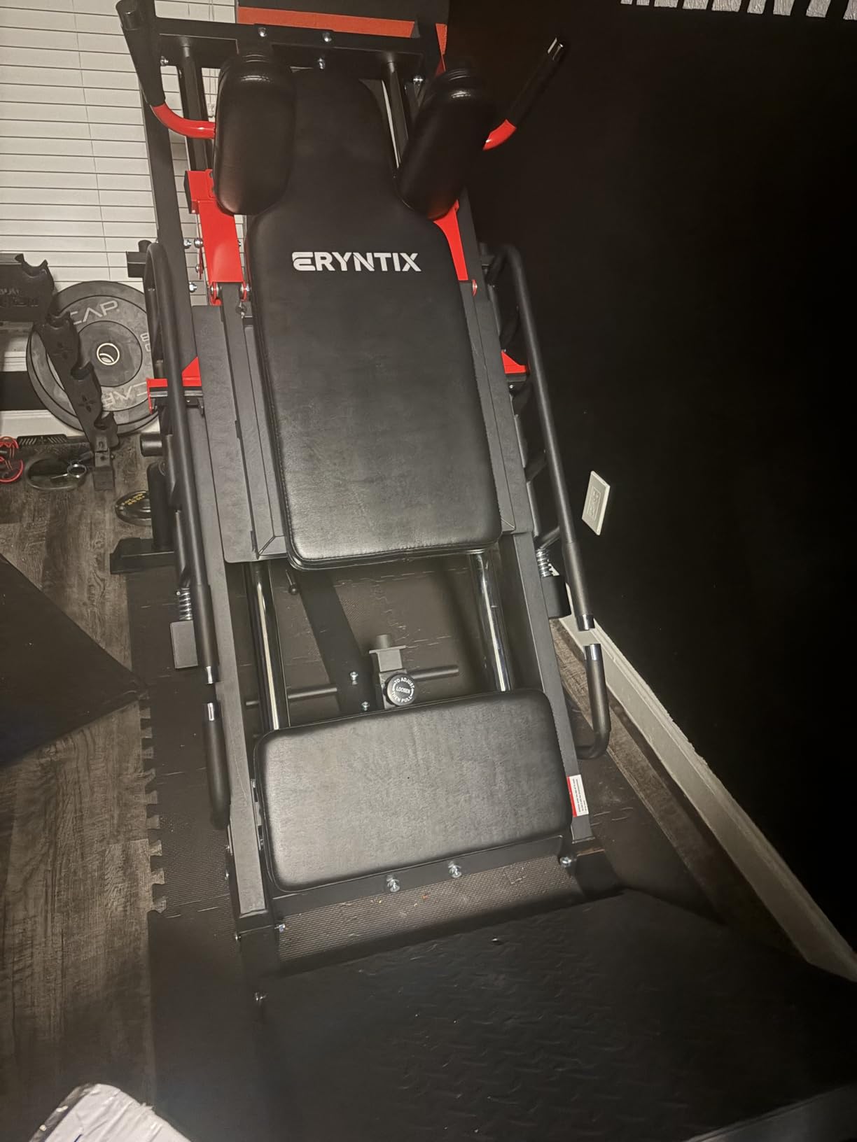 Leg Press Hack Squat Machine Combo, 45° Leg Exercise Machine, Lower Body Special with Weight Storage for Quads, Hamstring, Glutes, Calves, Compact Home Gym Leg Day Equipment customer photo 2