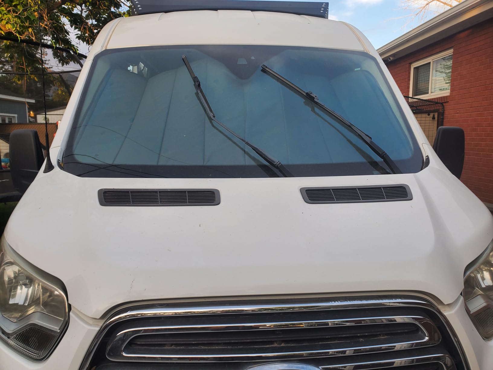 MELIPRON Magnetic Van Window Covers Fit for Ford Transit 150 250 350 High/Medium Roof 2015-2025, Blackout Privacy & Thermal Insulation Side Shades for Van Life & Camping, Easy Install, Gray (Pair) customer photo 2