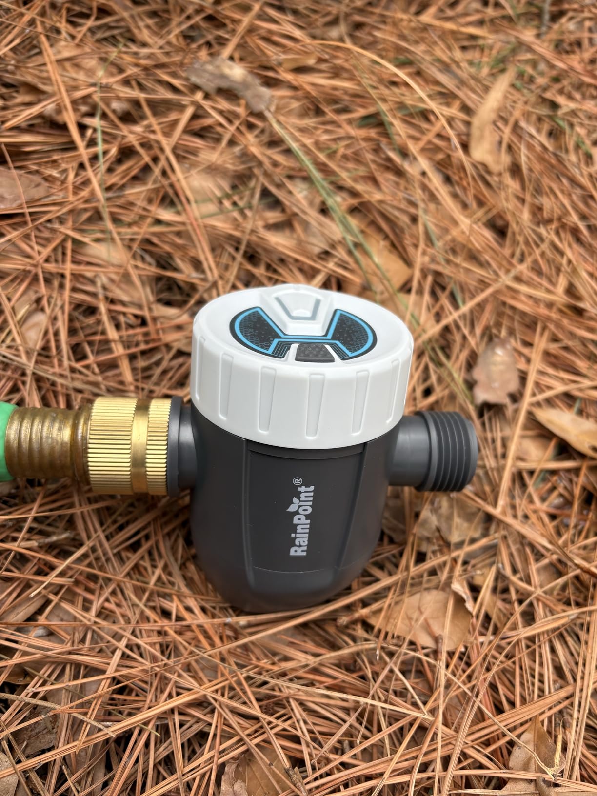 RAINPOINT WiFi Water Timer, Sprinkler Timer for Garden Hose, Smart Automatic Irrigation System with Brass Inlet for Yard, Lawn, APP Remote Control via 2.4Ghz WiFi and Bluetooth customer photo 2