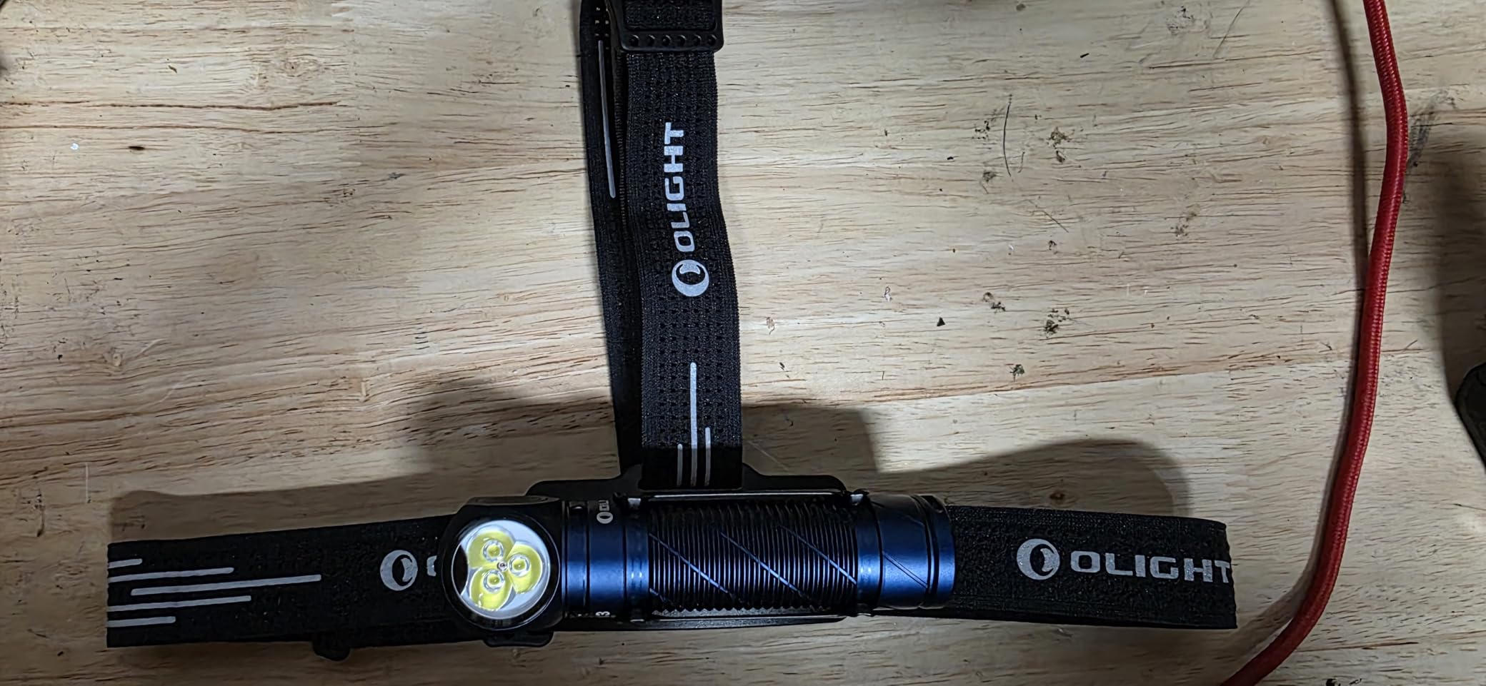 OLIGHT Perun 3 Rechargeable Headlamp Flashlight, 3000 Lumens LED Headlight with Red Light, Waterproof Head Lamp with Headband for Outdoor Camping, Hiking, Working (Dream Blue) customer photo 1