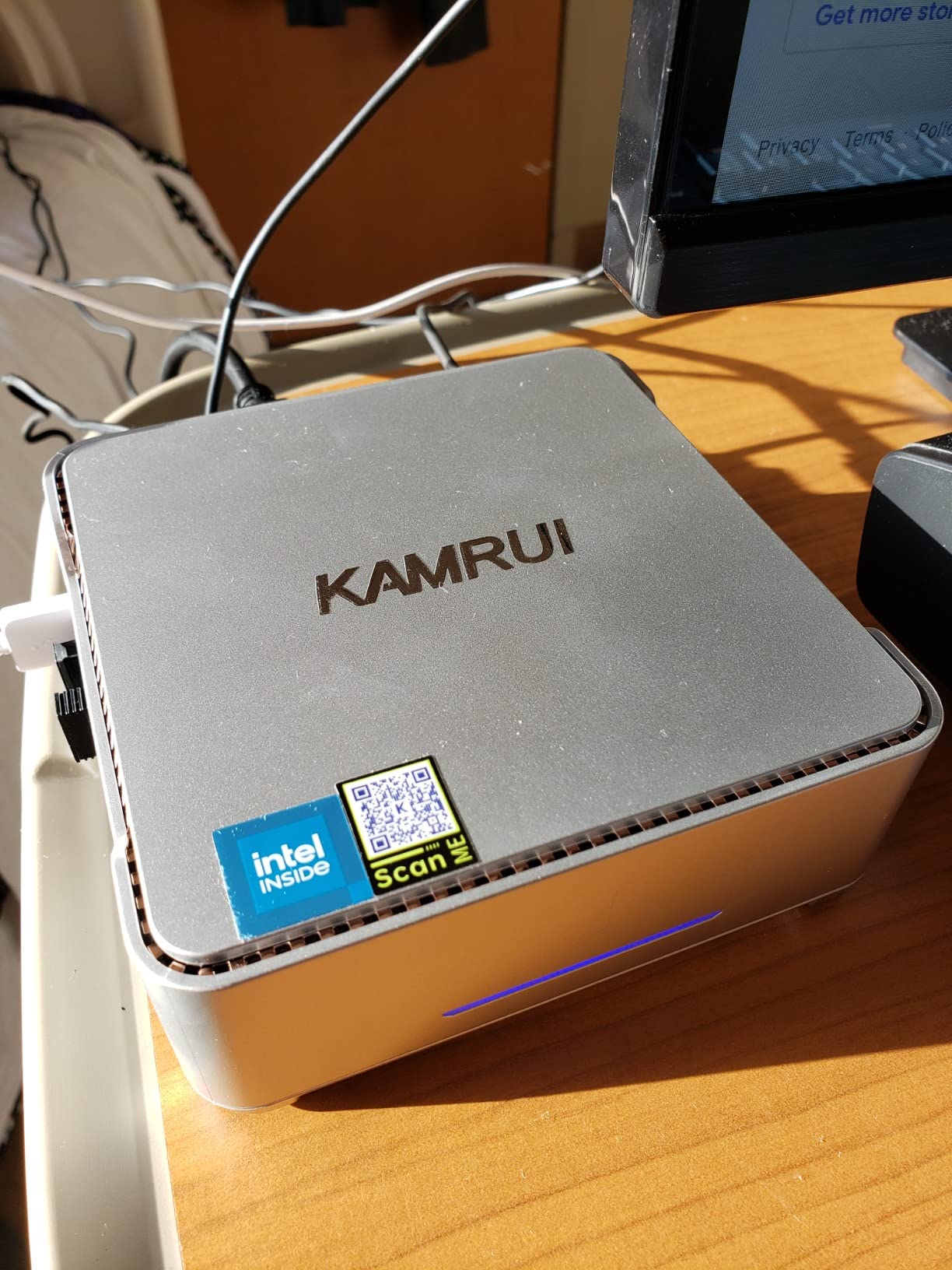 KAMRUI Hyper H2 Mini PC Windows 11 Pro, Intel Core 14450HX (Beats i7-1195G7/12700H), 16GB RAM 512GB PCIe4.0 SSD, Triple 4K, HDMI, DP, USB-C, Ethernet, Mini Desktop Computer for Office, Business customer photo 2