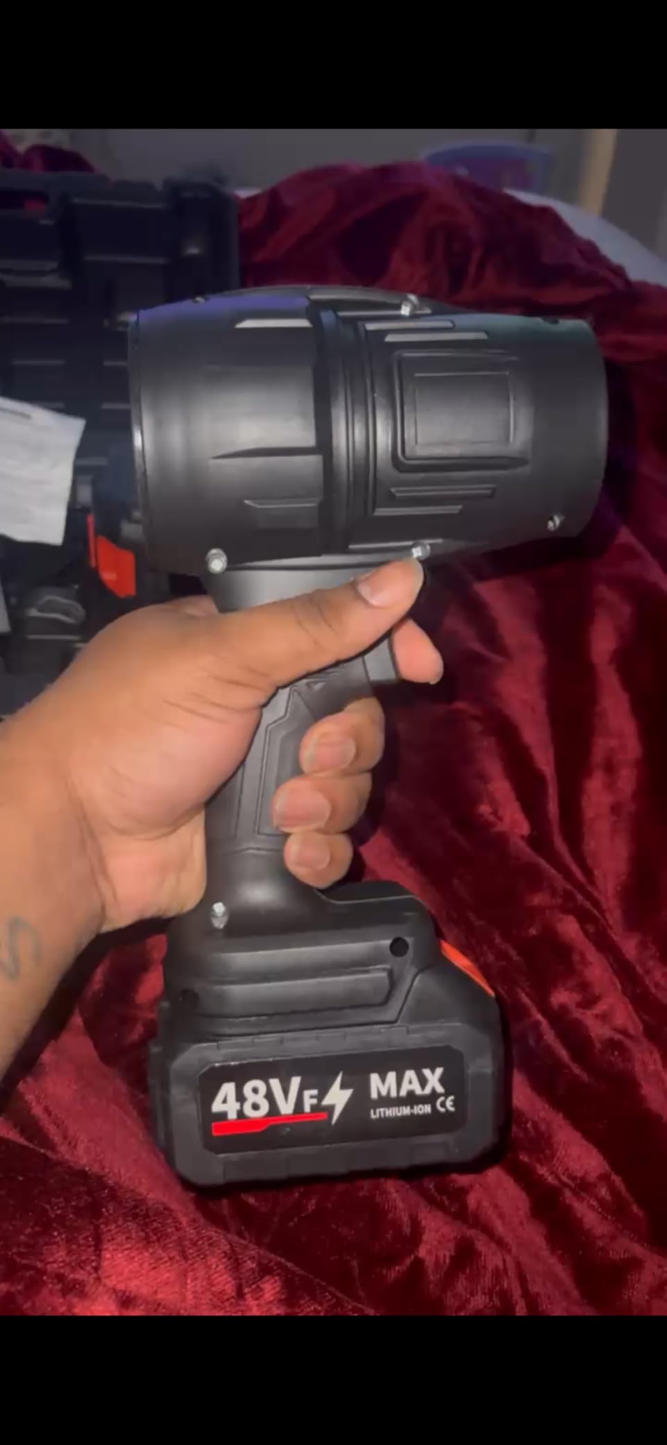 Cordless Turbo Leaf Blower - 2x21V Batteries & Fast Charger, 180,000 RPM Handheld Air Blower for Lawn, Patio, Car, and Dust Removal customer photo 1