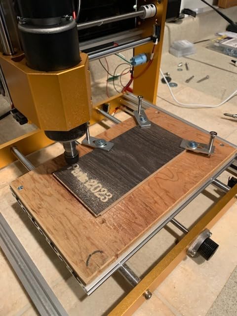 LUNYEE 3020 Nova CNC Router Machine, All-Metal XYZ Axis Linear Guides and Ball screw with 800W Trimmer Router, Suitable for Cutting Aluminum, Brass, Stainless steel, Wood, Acrylic, MDF, and Plastics customer photo 2