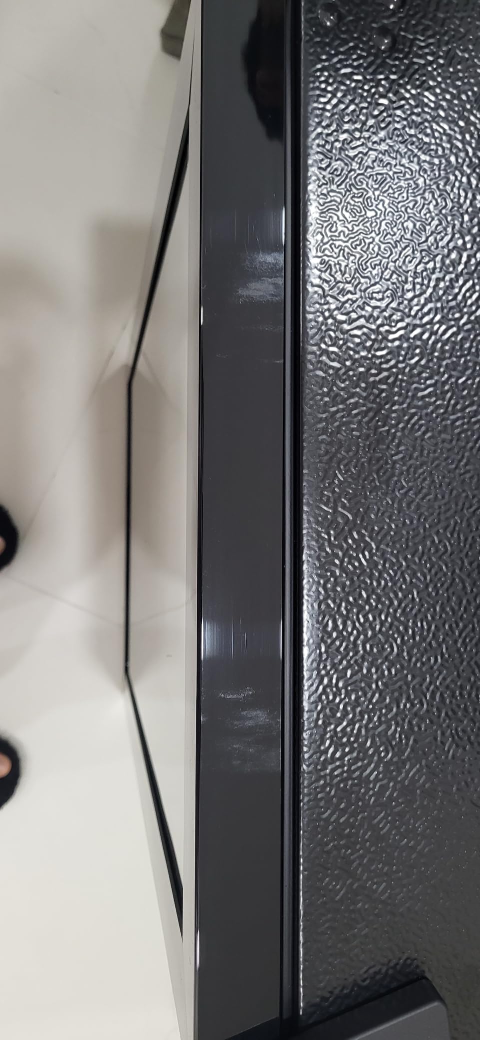 25 Bottle Compressor Wine Cooler Refrigerator, Freestanding Wine Cellar, 41-64°F Adjustable Temperature, Double-layer Glass Door, for Home Bar, Red and White Wine, Silver customer photo 2