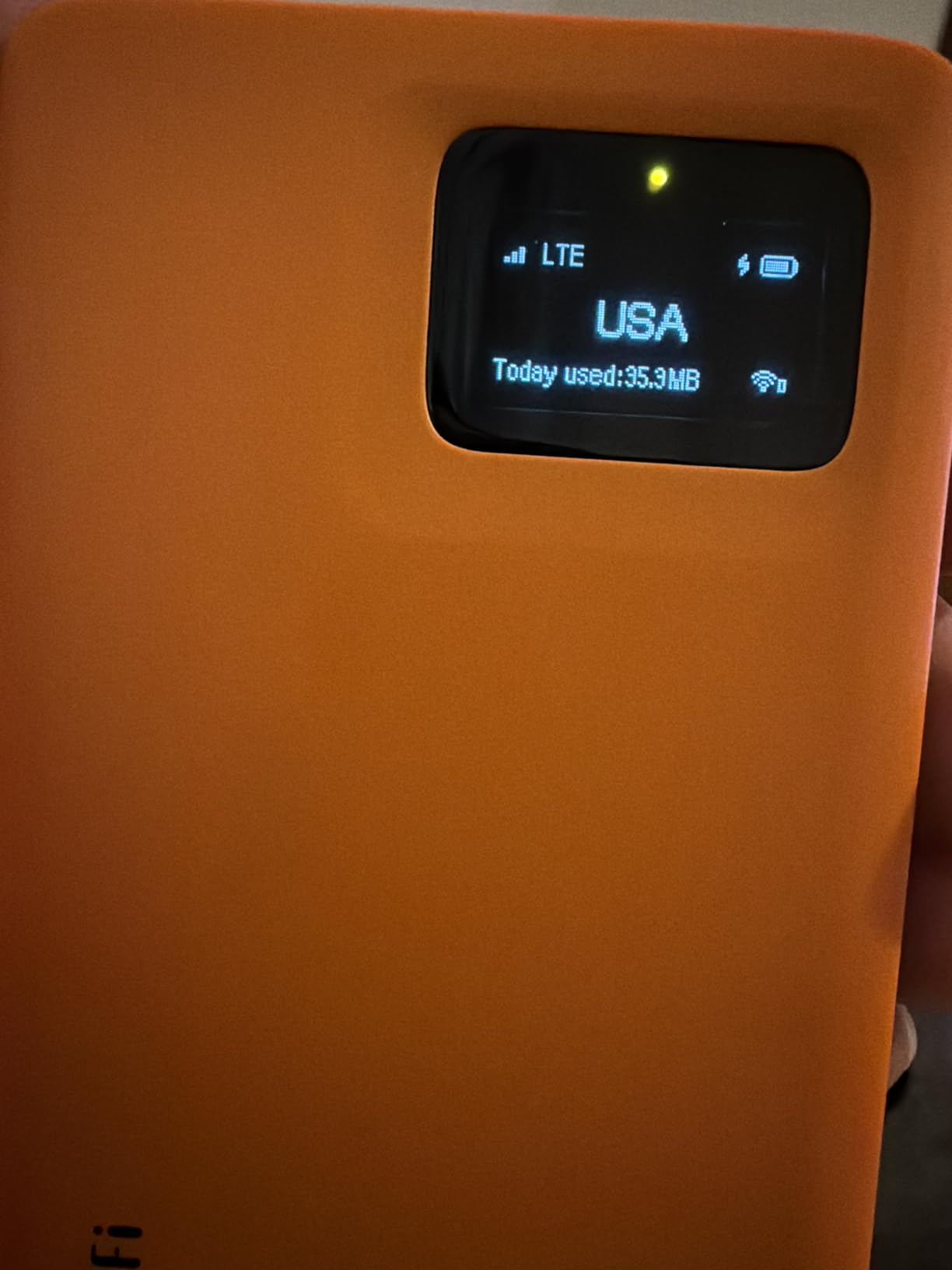 RoamWiFi 5G Mobile Hotspot - 4nm Chip | 10GB US/CA/MX + 1GB Global Internet Data (170+ Countries) | High-Speed WiFi6 for 16 Devices | 5000mAh Battery, 20H Standby, USB3.1, No SIM Needed Travel Wi-Fi customer photo 1