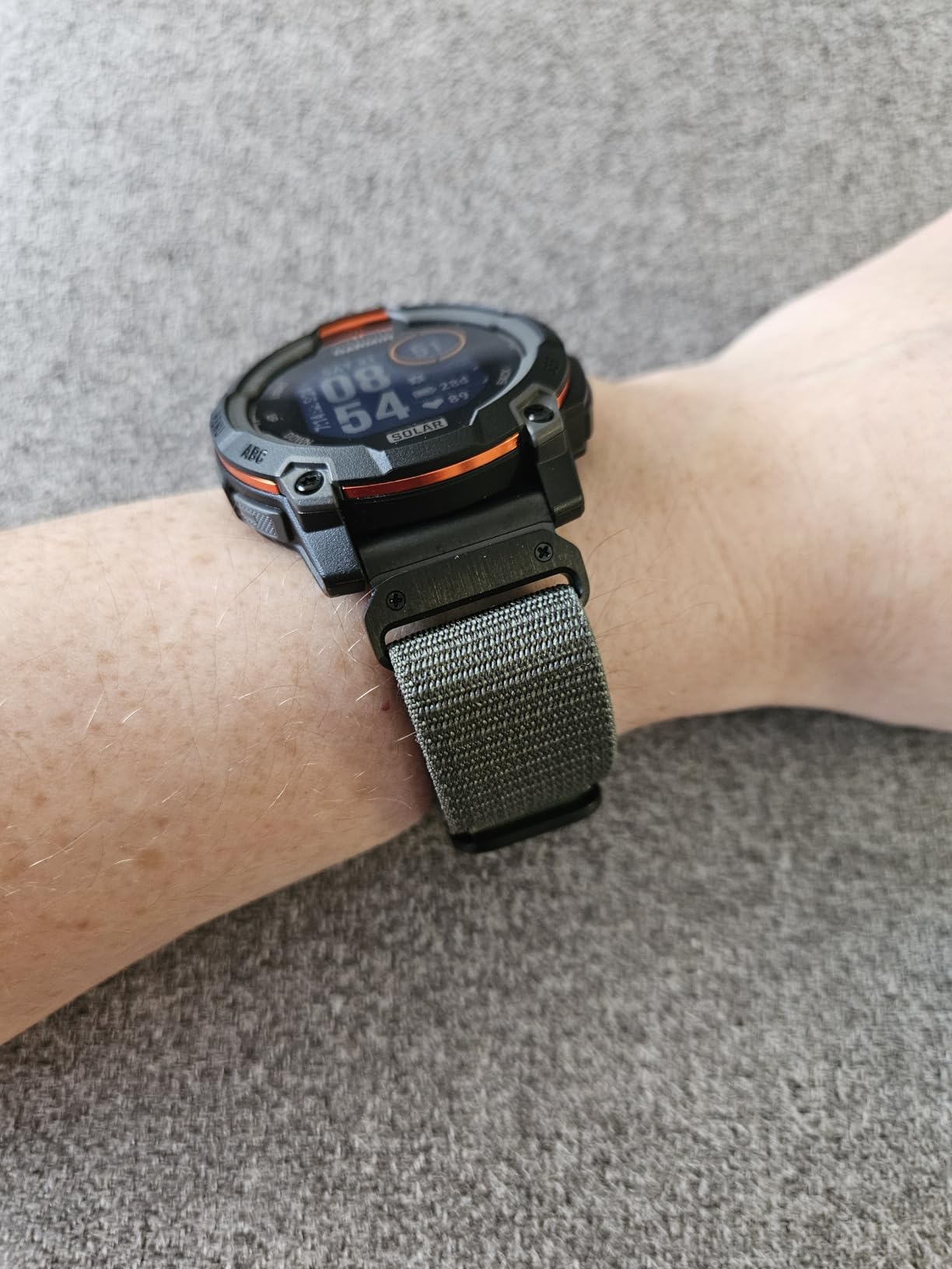 Alpine Loop Nylon Watch Band Compatible with Garmin Fenix 5X / 6X / 7X / 8 51mm, Quickfit 26mm Rugged Watch Bands for Garmin Fenix 8 Pro 51mm / 7X Pro / 6X Pro / 5X Plus, for Fenix 3, Tactix Delta customer photo 1
