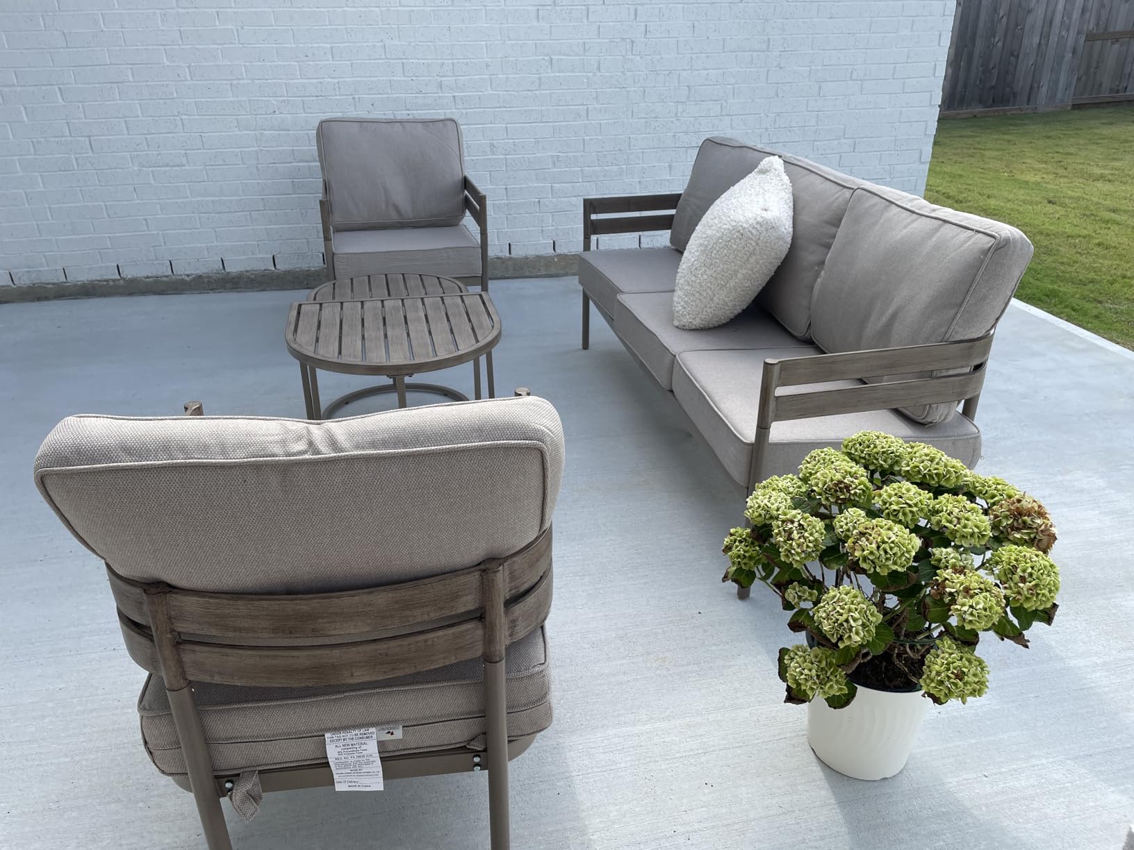 HERA'S HOUSE Patio Sectional Furniture Set, Modular Outdoor Conversation Sets with 5.3