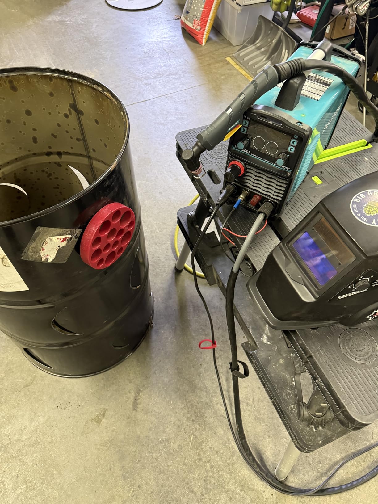 bestarc Pilot Arc Plasma Cutter, [LED Display][Air Sensor] 50A Plasma Cutter Machine 110/220V Dual Voltage, 1/2'' Clean Cut 3/4 Inch Max Cut, Post Flow Mesh, 2T/4T for Beginners DIY, Yellow customer photo 2