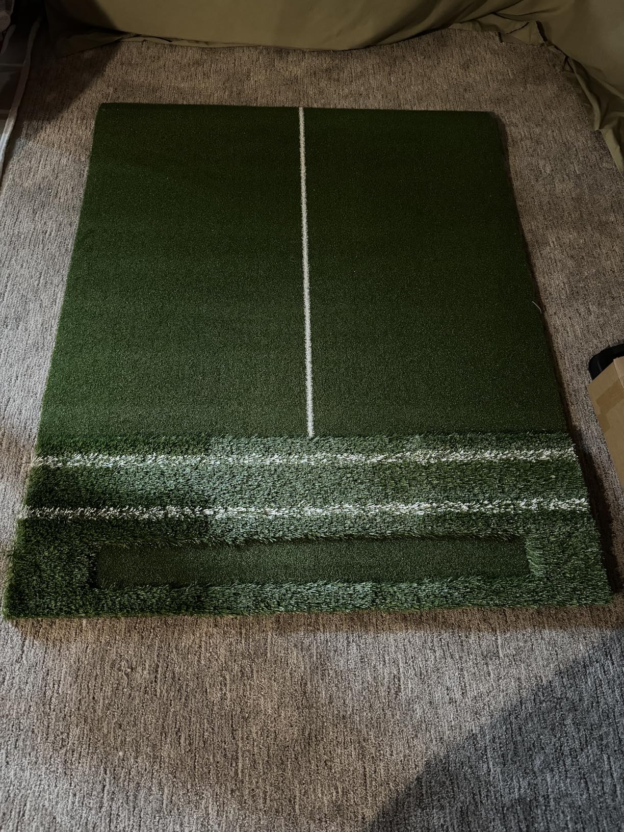 Golf Simulator Impact Screen for Home & Garage Training, Indoor Practice Screen, 5X Thicker 3-Layer Design, 40% Clearer HD Projection, Tool-Free Quick Install, Multi-Scene Use as Unique Gifts customer photo 1