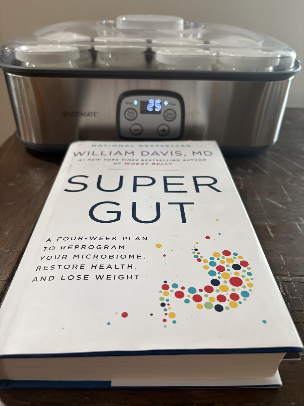 Ultimate Probiotic Yogurt Maker XL - Adjustable Time & Temperature Control - 50% More Capacity with 12 x 6oz Yogurt Jars - Make Trillions of Probiotics for Gut Health - ULTIMATE LIFETIME WARRANTY customer photo 1