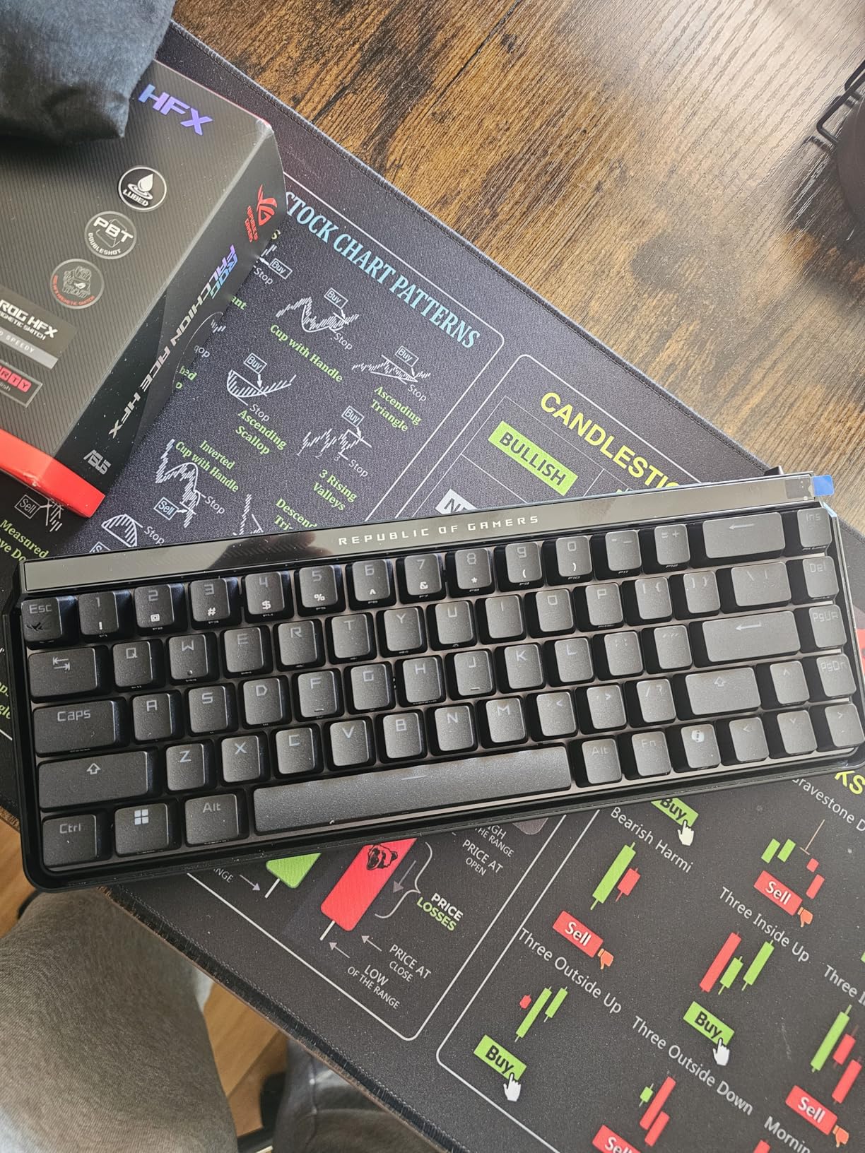 ASUS ROG Falchion Ace HFX Hall Effect Wired Gaming Keyboard - 65% TKL, Dual USB-C, Magnetic Switch, Rapid Trigger, Speed Tap, 8K Hz Polling, Touch Panel, Protective Cover, PBT Keycaps - ZywOo Edition customer photo 2