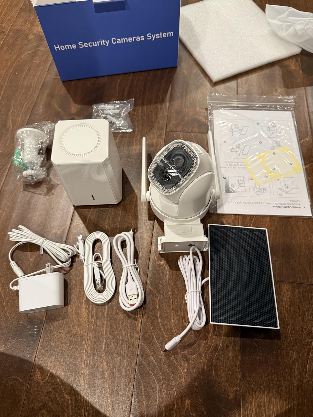 4K Security Cameras Wireless Outdoor with 360° Pan&Tilt, Auto Human Motion Tracking, Solar Powered, 2 Cam-Kit customer photo 2